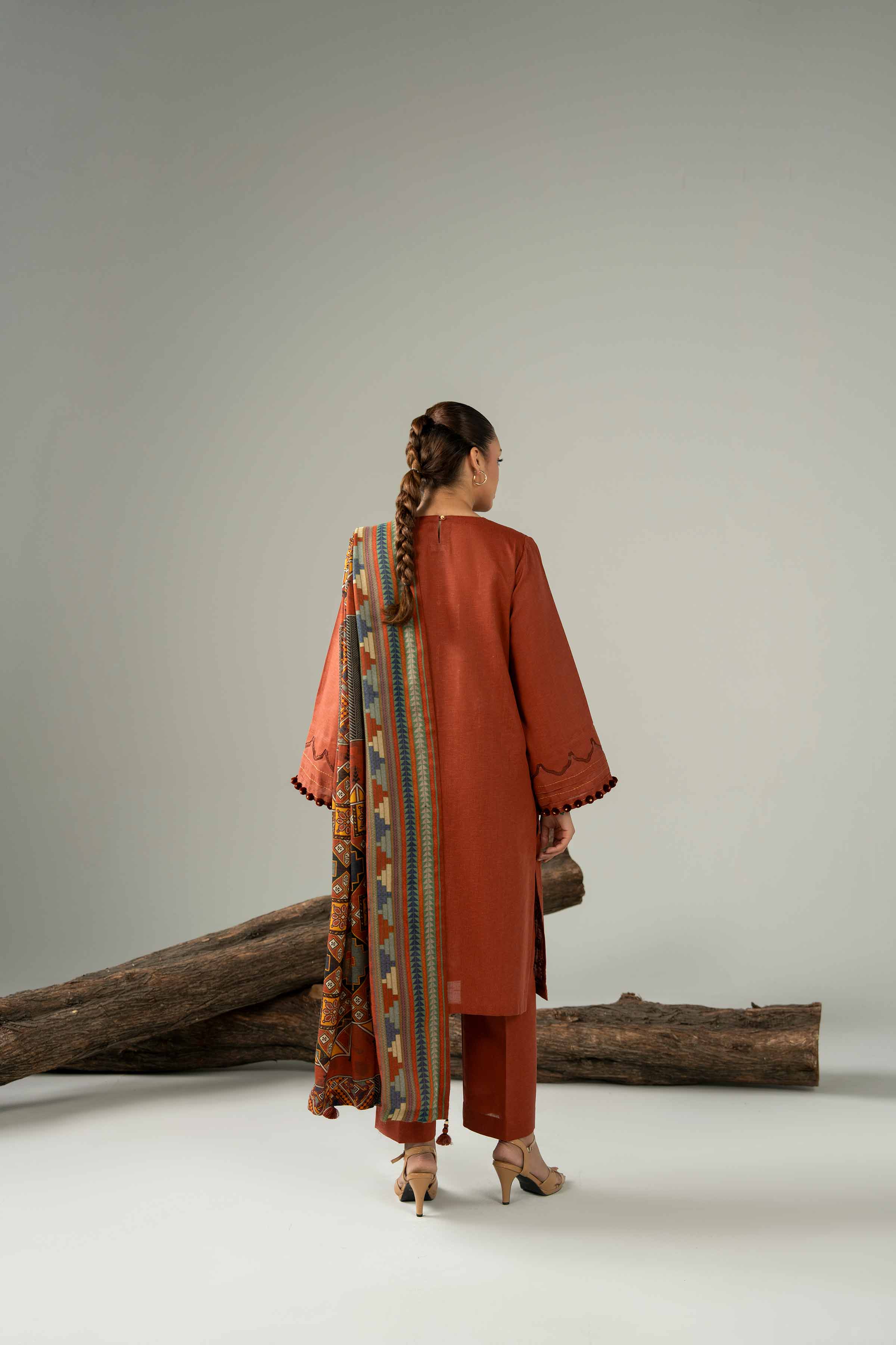 3 Piece - Digital Printed Embroidered Suit - 42502982 for Women - Unstitched Collection | Nishat | Shop Online