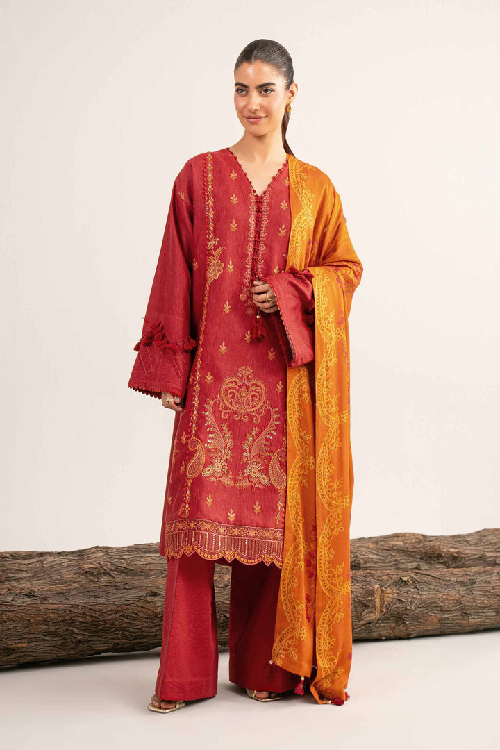 3 Piece - Digital Printed Embroidered Suit - 42502983 for Women - Unstitched Collection | Nishat | Shop Online