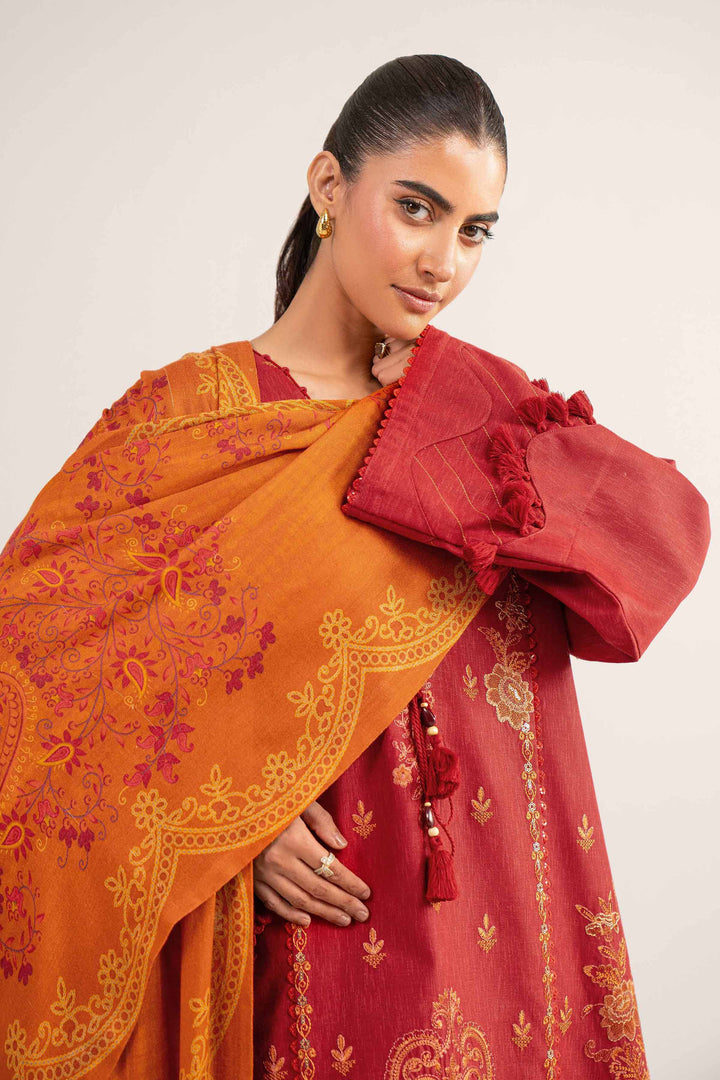 3 Piece - Digital Printed Embroidered Suit - 42502983 for Women - Unstitched Collection | Nishat | Shop Online