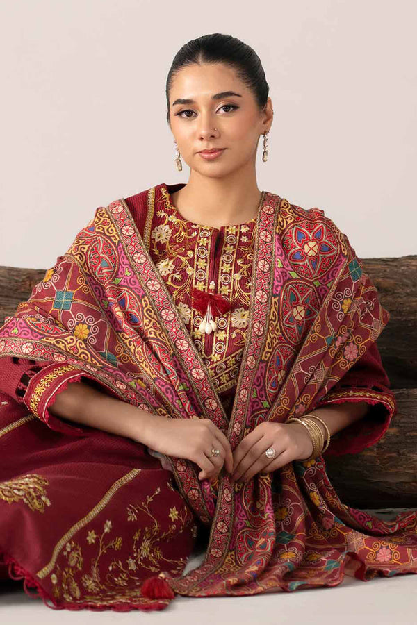 3 Piece - Digital Printed Embroidered Suit - 42502986 for Women - Unstitched Collection | Nishat | Shop Online