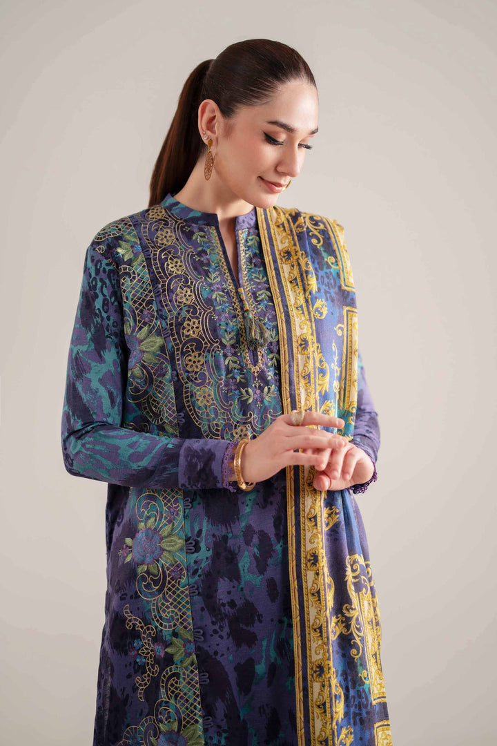3 Piece - Digital Printed Embroidered Suit - 42502991 for Women - Unstitched Collection | Nishat | Shop Online