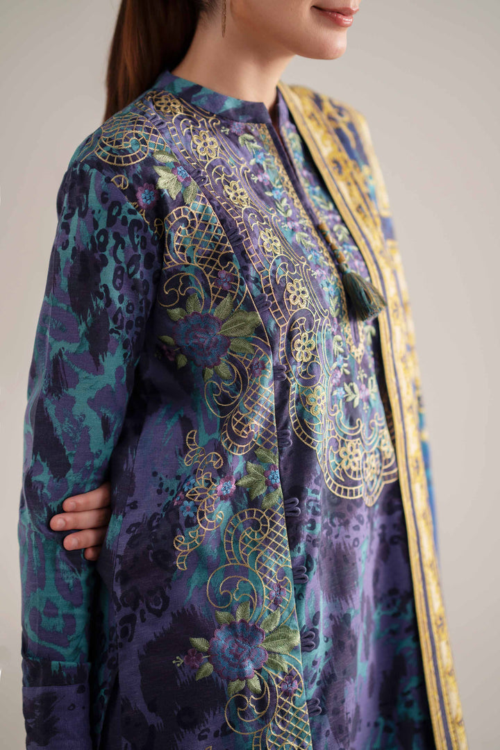 3 Piece - Digital Printed Embroidered Suit - 42502991 for Women - Unstitched Collection | Nishat | Shop Online