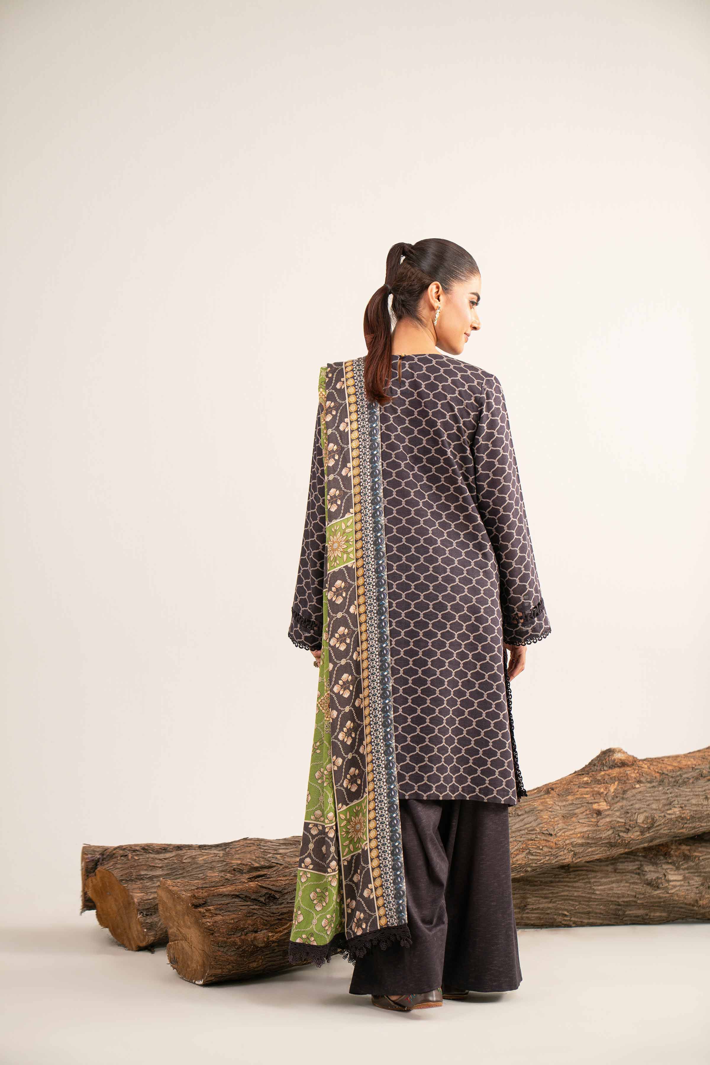 3 Piece - Digital Printed Embroidered Suit - 42502993 for Women - Unstitched Collection | Nishat | Shop Online