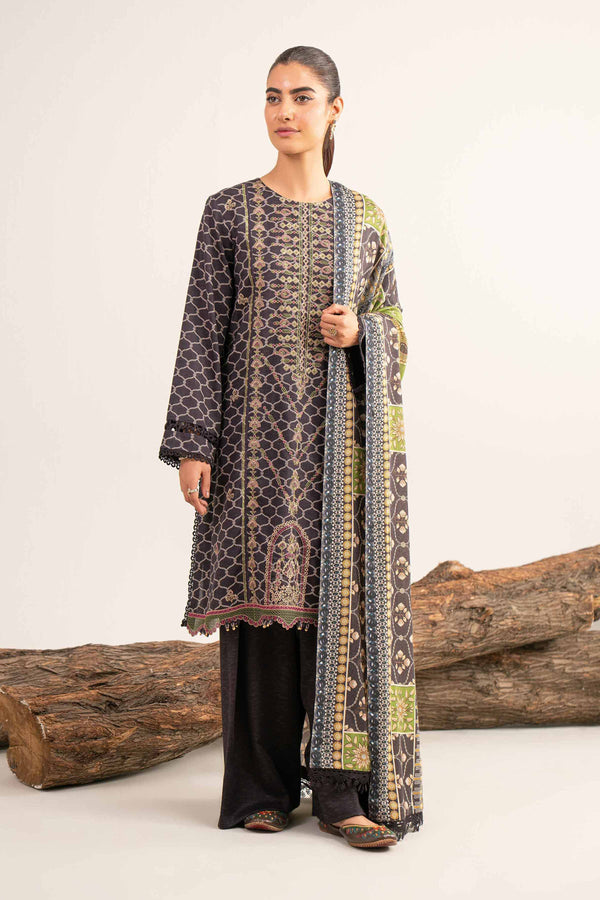 3 Piece - Digital Printed Embroidered Suit - 42502993 for Women - Unstitched Collection | Nishat | Shop Online