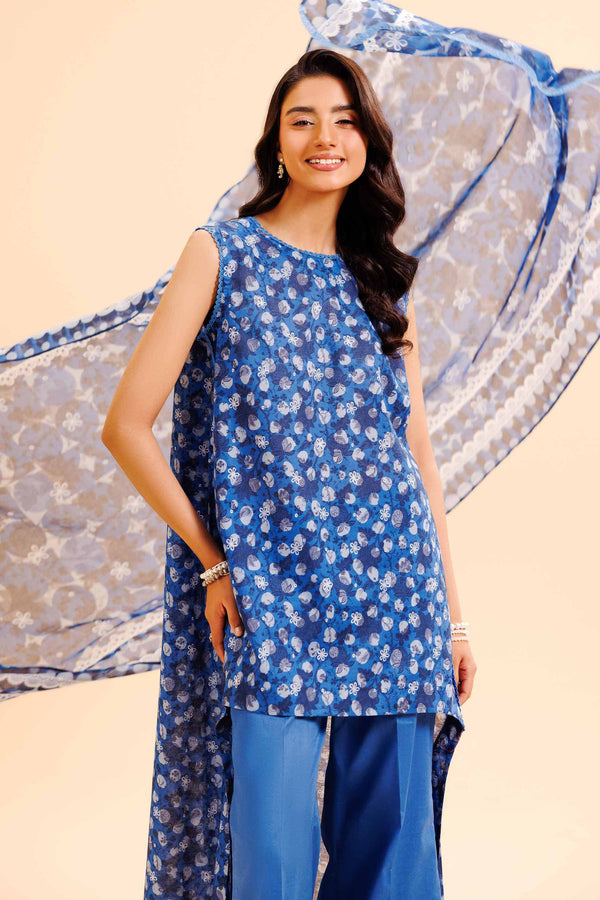 3 Piece - Printed Loose Fabric - 42503030