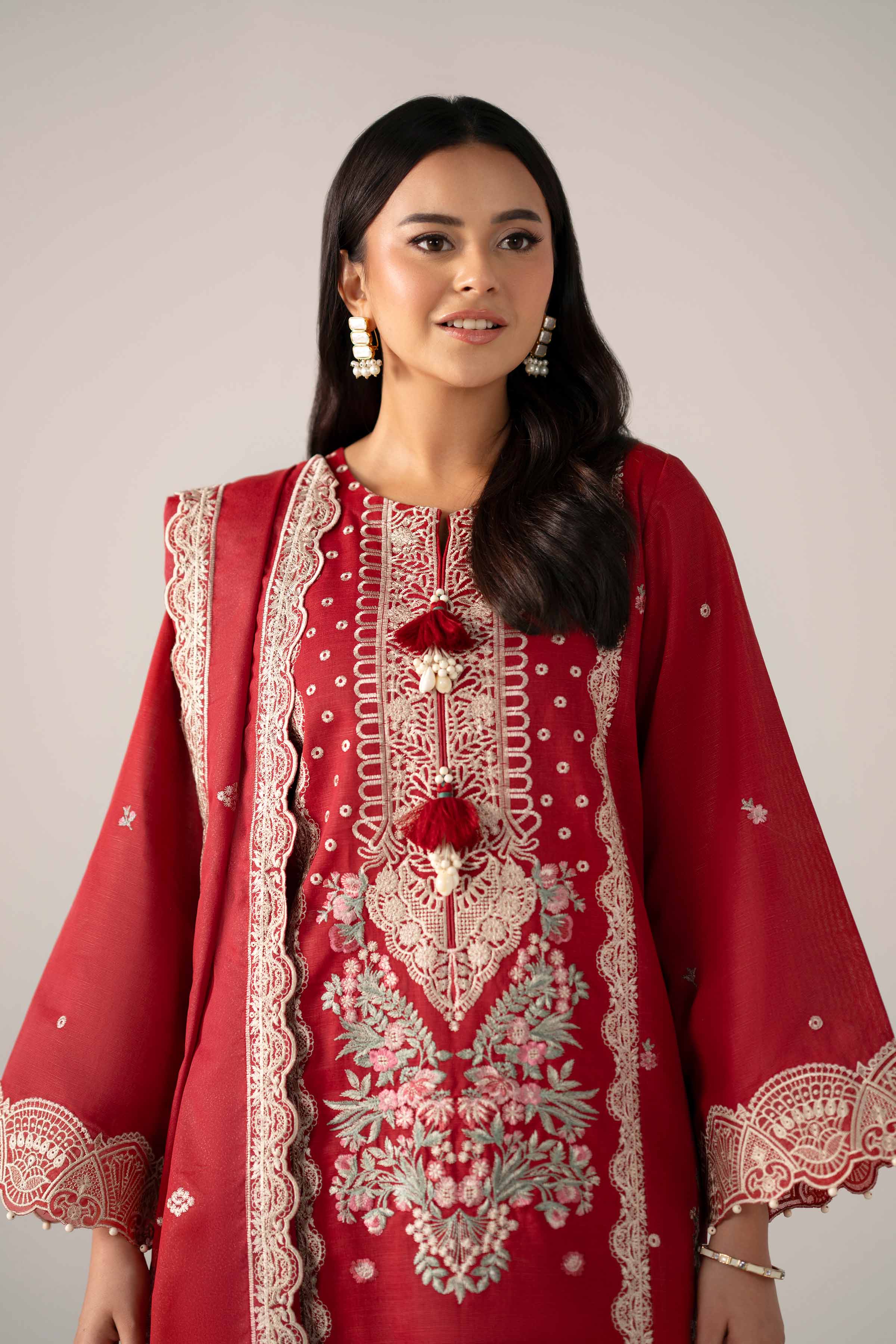 3 Piece - Embroidered Suit - 42503505 for Women - Unstitched Collection | Nishat | Shop Online