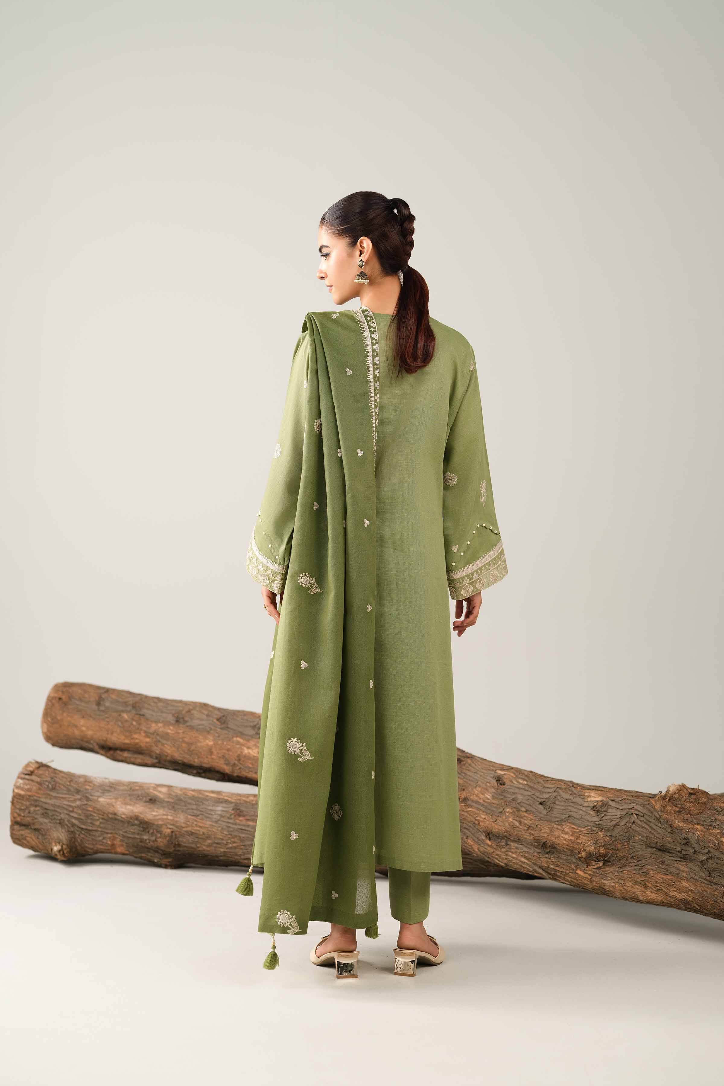 3 Piece - Embroidered Suit - 42503507 for Women - Unstitched Collection | Nishat | Shop Online