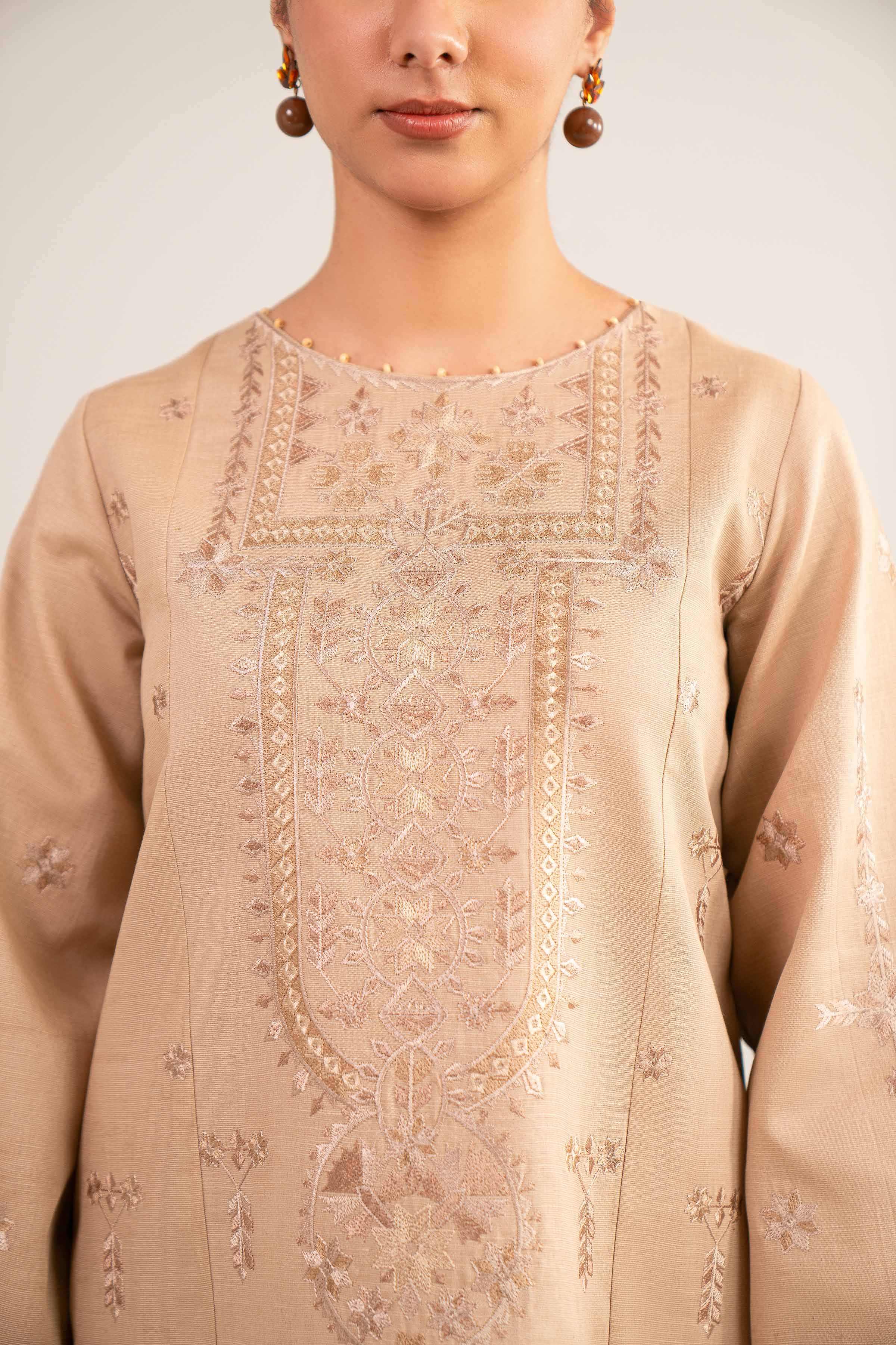 3 Piece - Embroidered Suit - 42503508 for Women - Unstitched Collection | Nishat | Shop Online