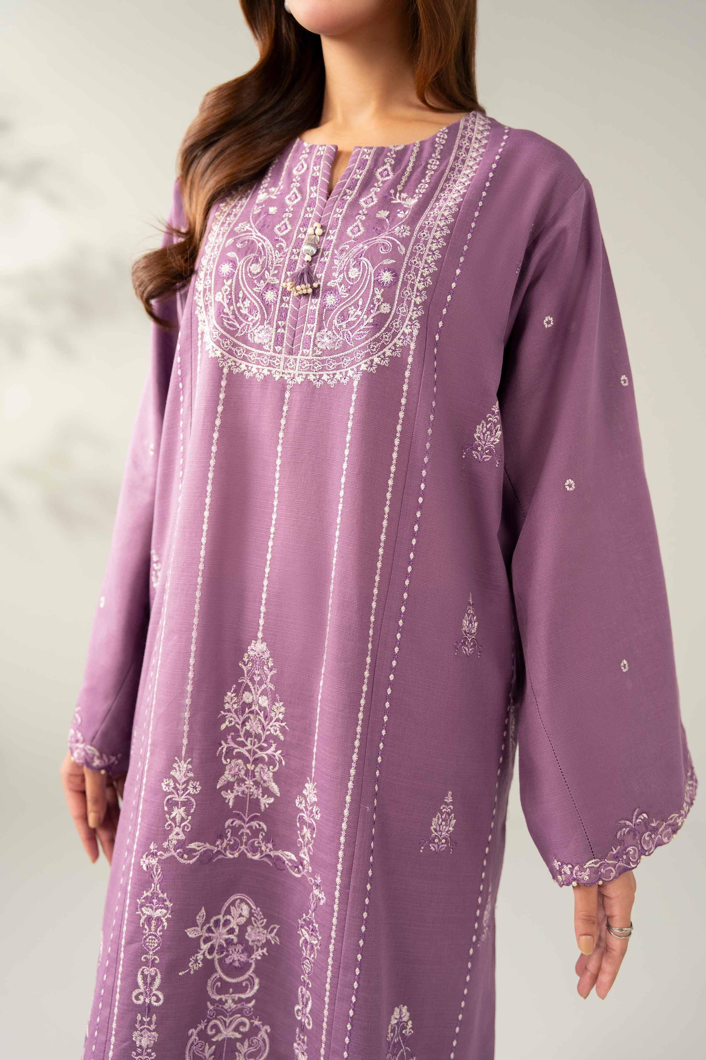 3 Piece - Embroidered Suit - 42503509 for Women - Unstitched Collection | Nishat | Shop Online