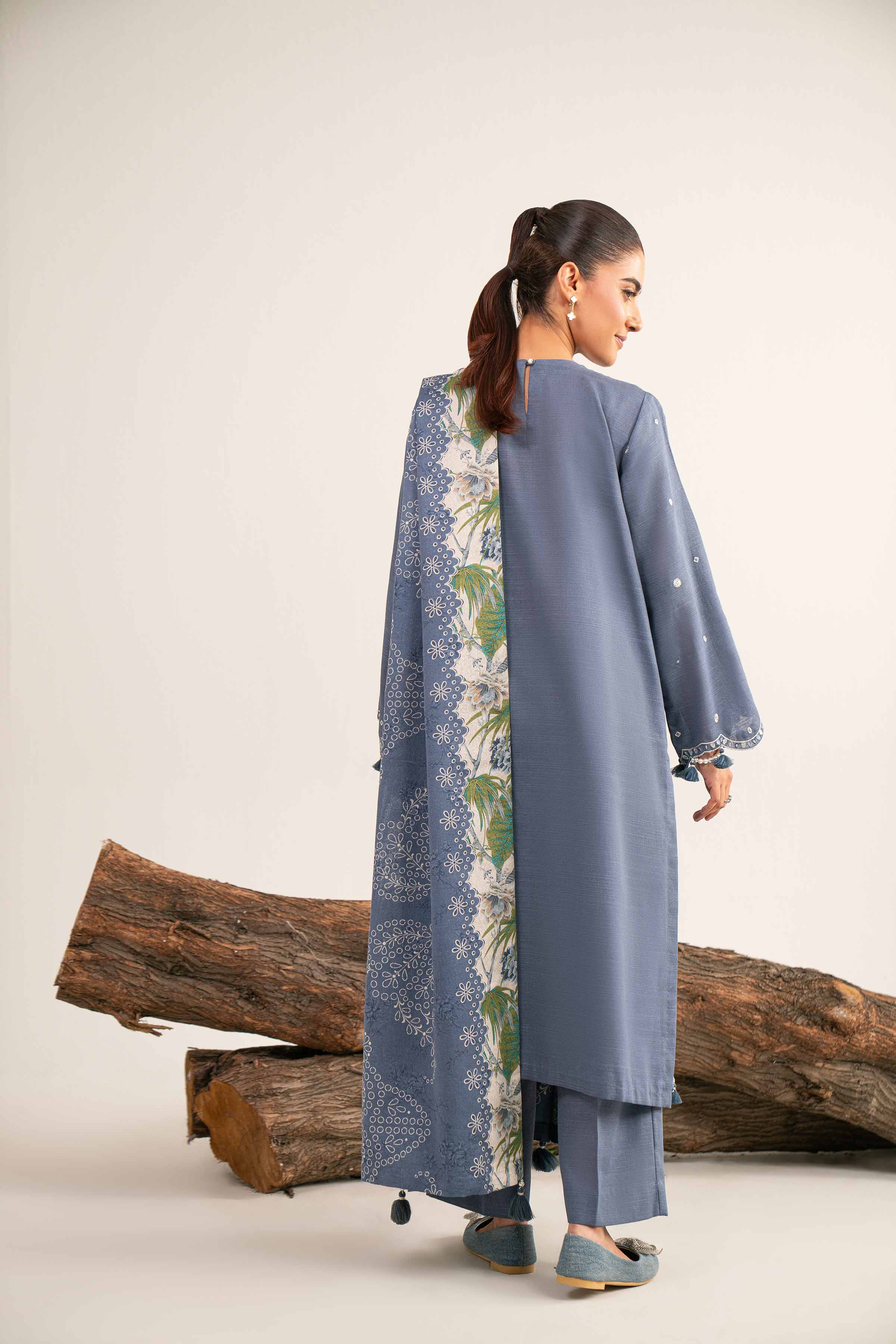 3 Piece - Printed Embroidered Suit - 42503511 for Women - Unstitched Collection | Nishat | Shop Online