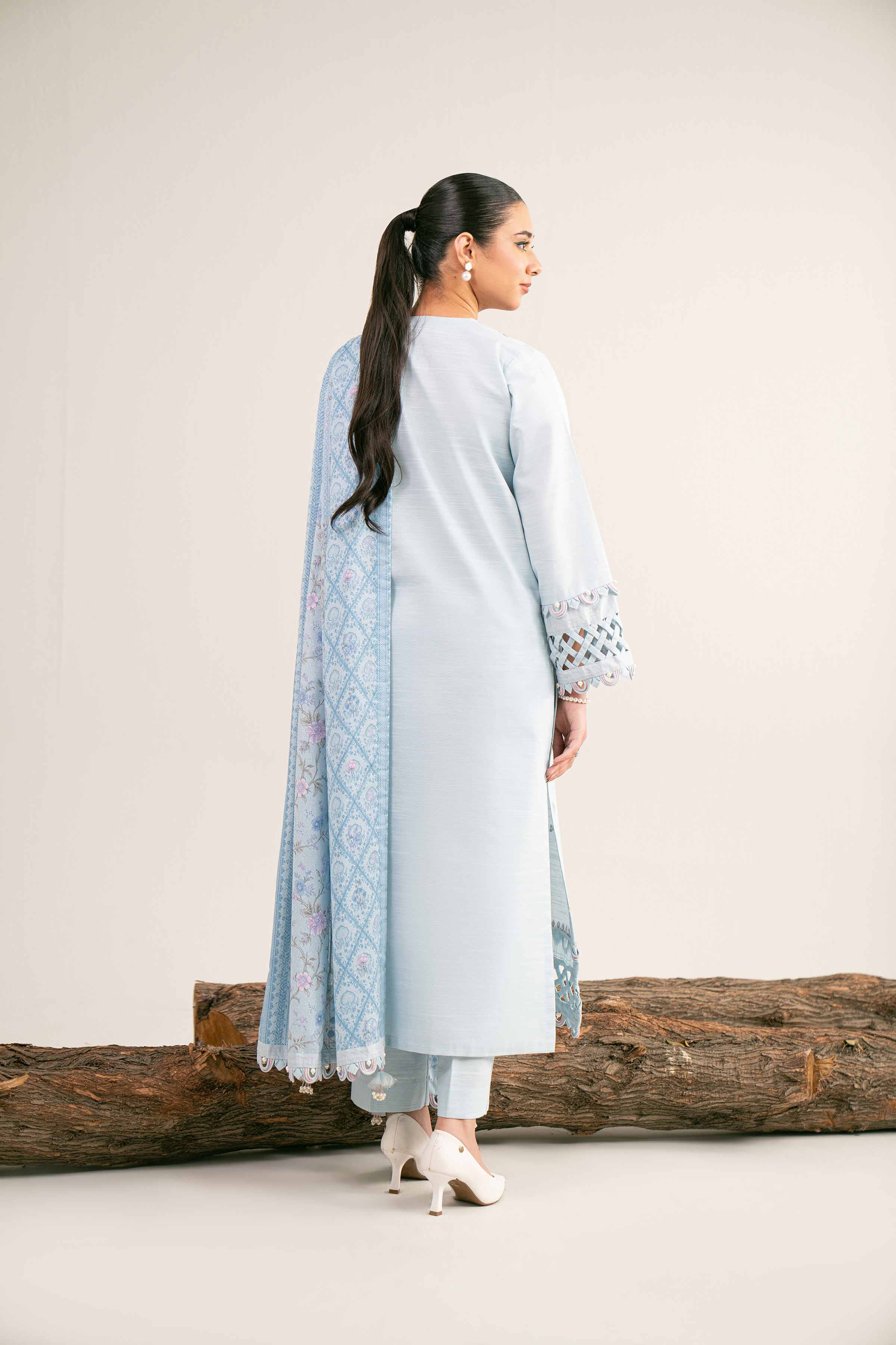 3 Piece - Printed Embroidered Suit - 42503512 for Women - Unstitched Collection | Nishat | Shop Online
