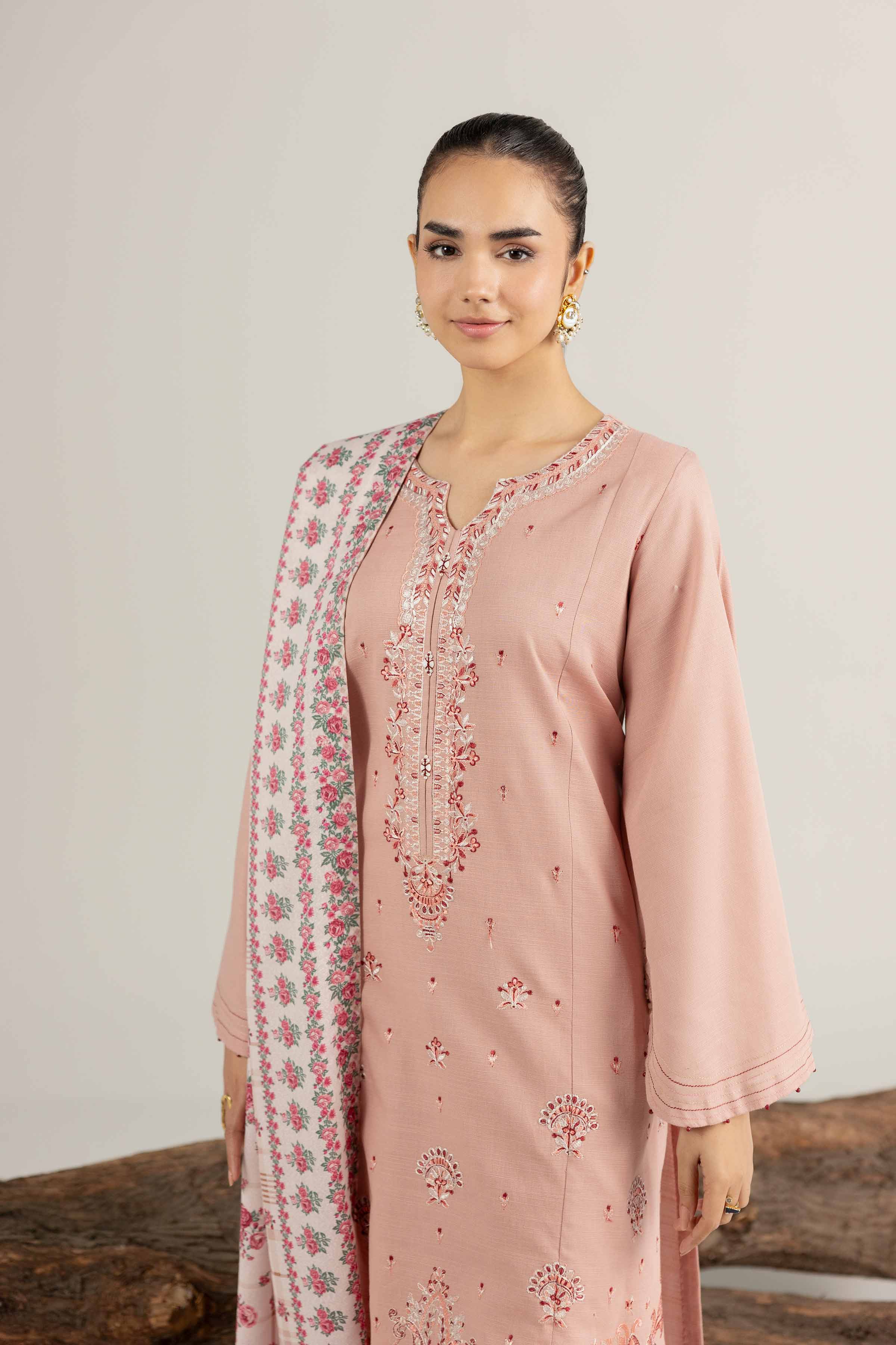 3 Piece - Printed Embroidered Suit - 42503514 for Women - Unstitched Collection | Nishat | Shop Online