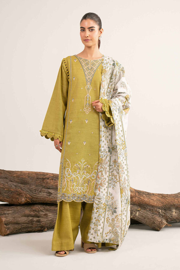 3 Piece - Printed Embroidered Suit - 42503515 for Women - Unstitched Collection | Nishat | Shop Online
