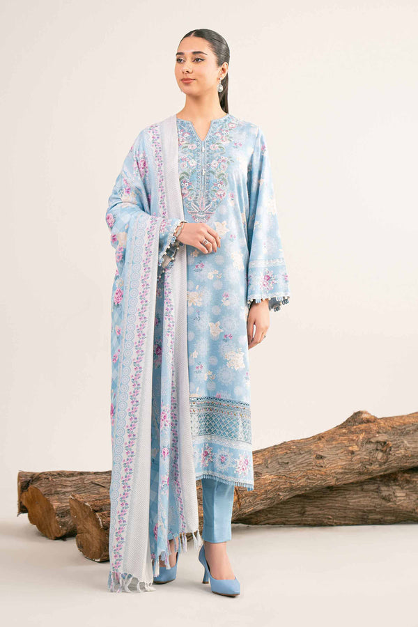 3 Piece - Printed Embroidered Suit - 42503521 for Women - Unstitched Collection | Nishat | Shop Online