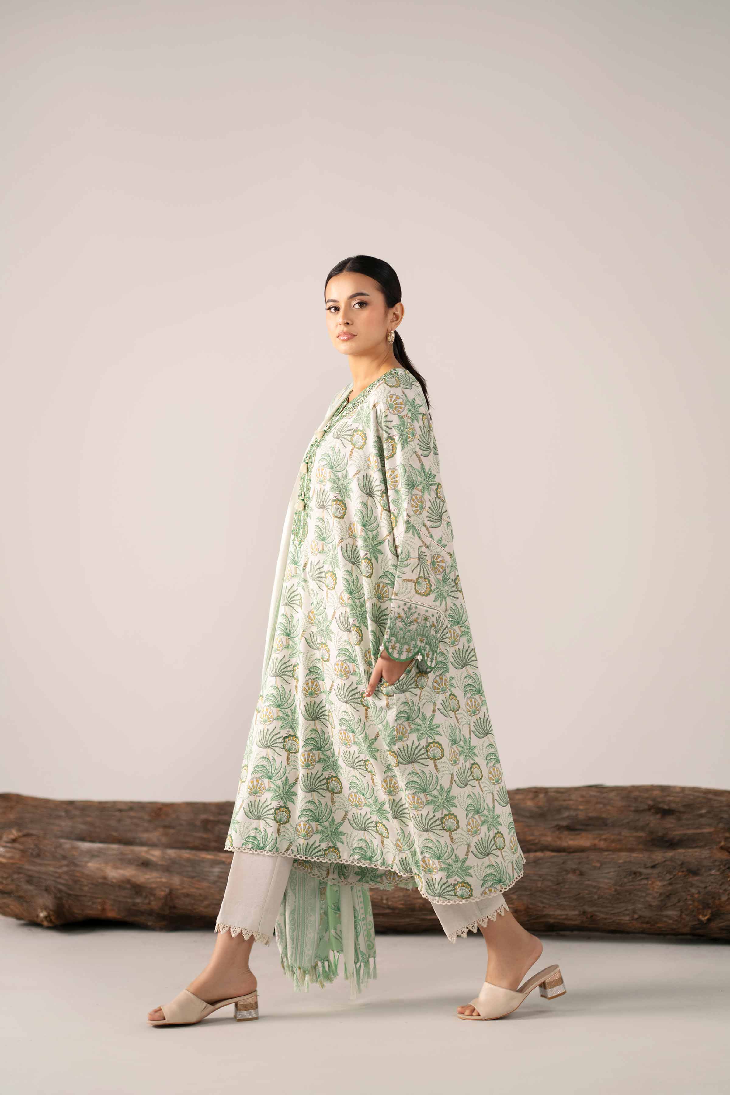 3 Piece - Printed Embroidered Suit - 42503522 for Women - Unstitched Collection | Nishat | Shop Online