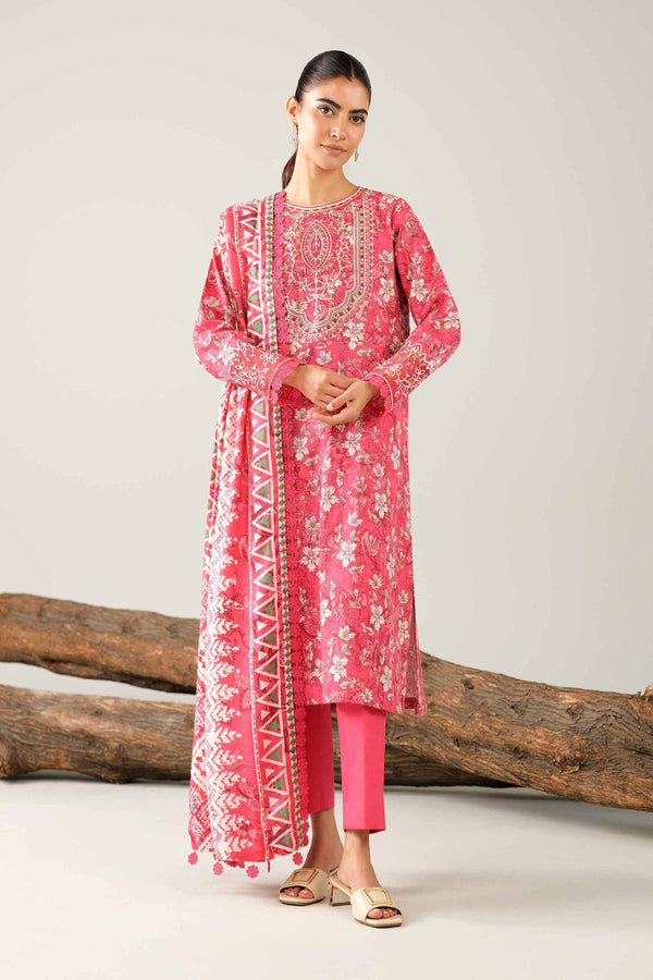 3 Piece - Printed Embroidered Suit - 42503525 for Women - Unstitched Collection | Nishat | Shop Online