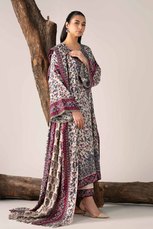 3 Piece - Printed Embroidered Suit - 42503527 for Women - Unstitched Collection | Nishat | Shop Online