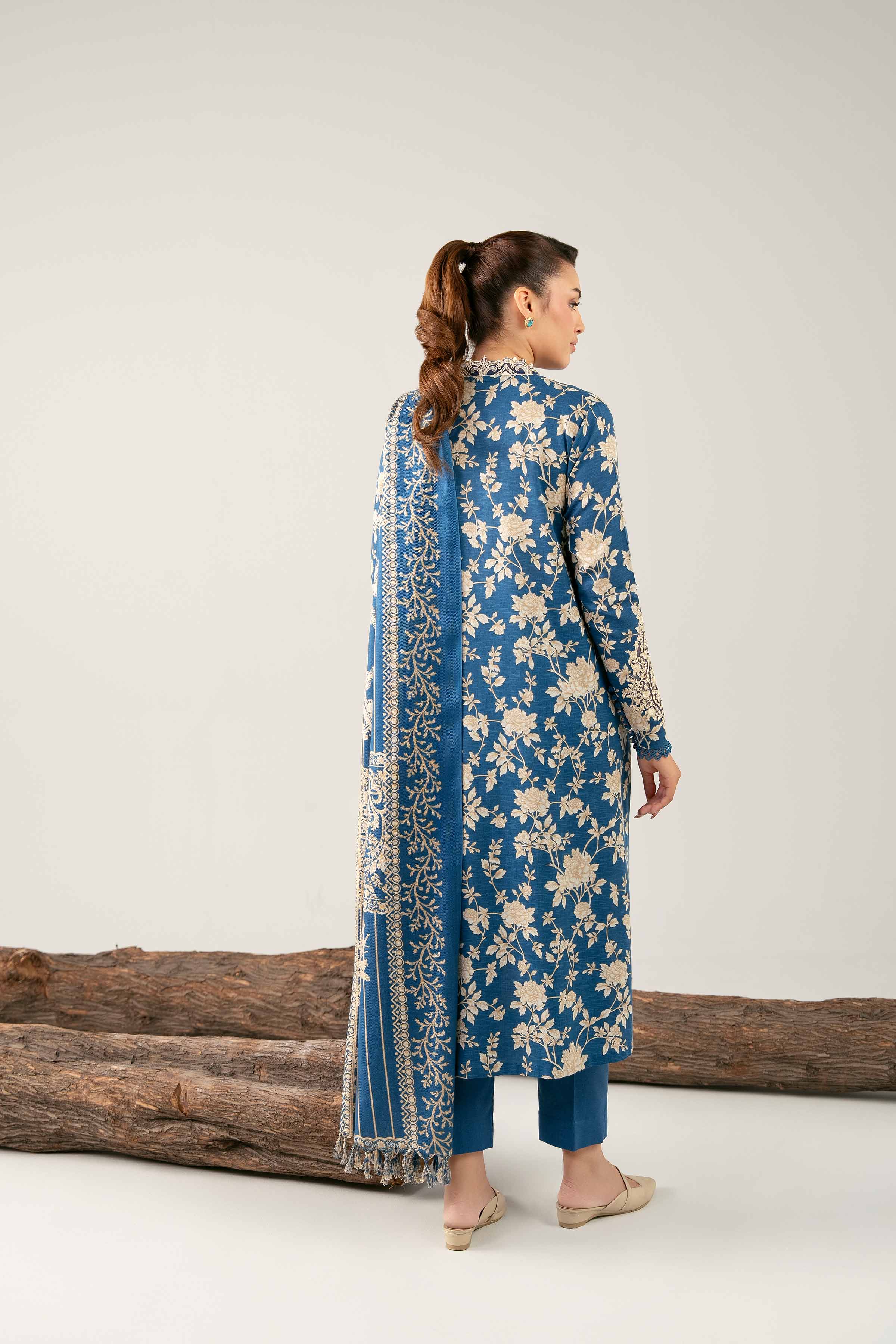 3 Piece - Printed Embroidered Suit - 42503529 for Women - Unstitched Collection | Nishat | Shop Online