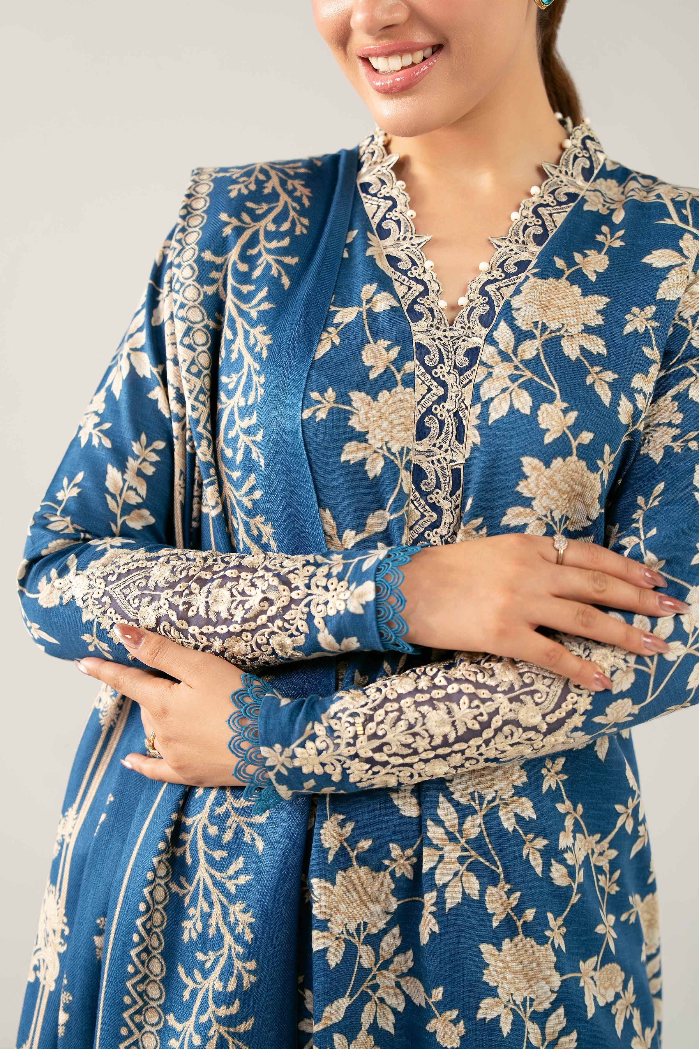 3 Piece - Printed Embroidered Suit - 42503529 for Women - Unstitched Collection | Nishat | Shop Online