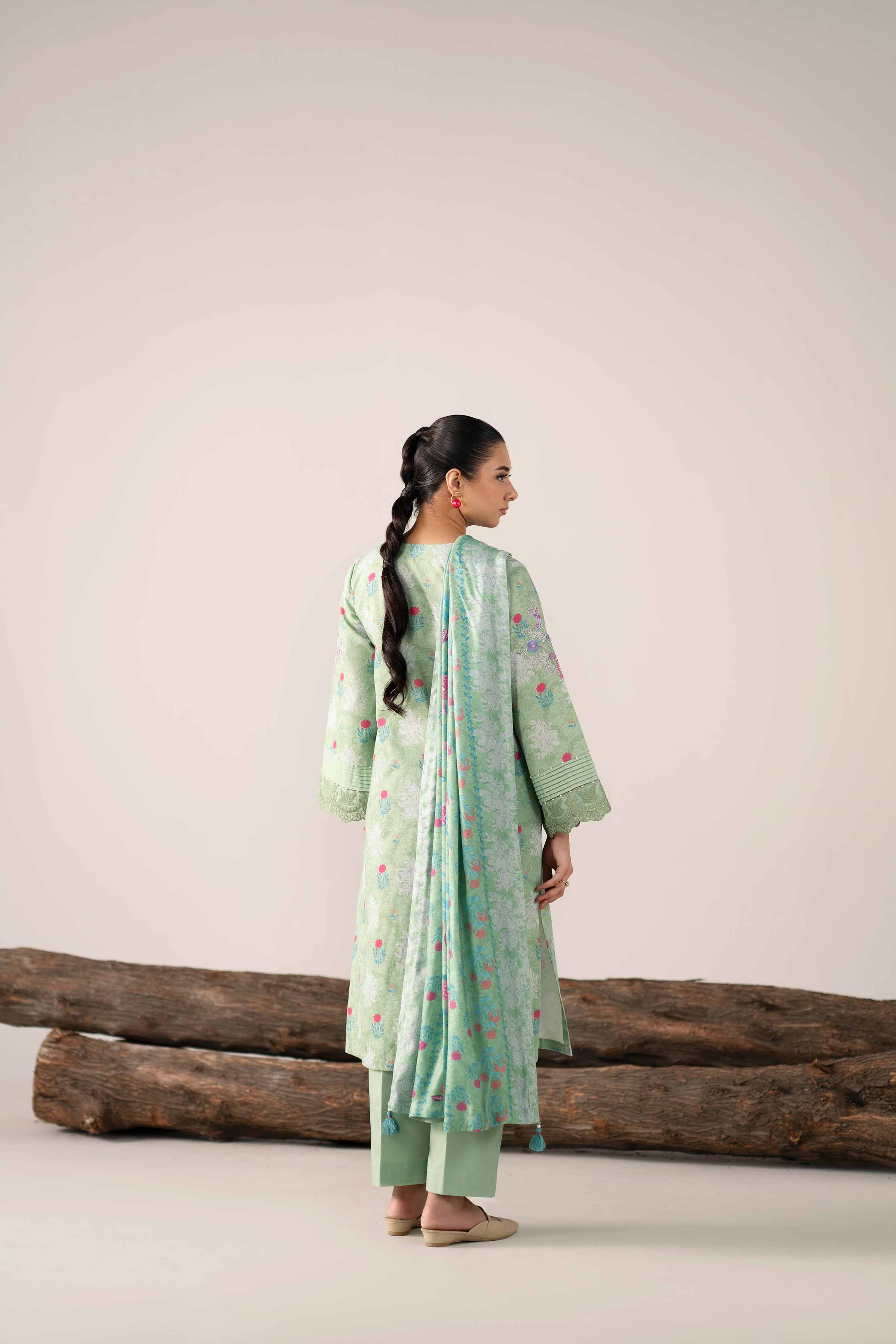 3 Piece - Printed Embroidered Suit - 42503531 for Women - Unstitched Collection | Nishat | Shop Online