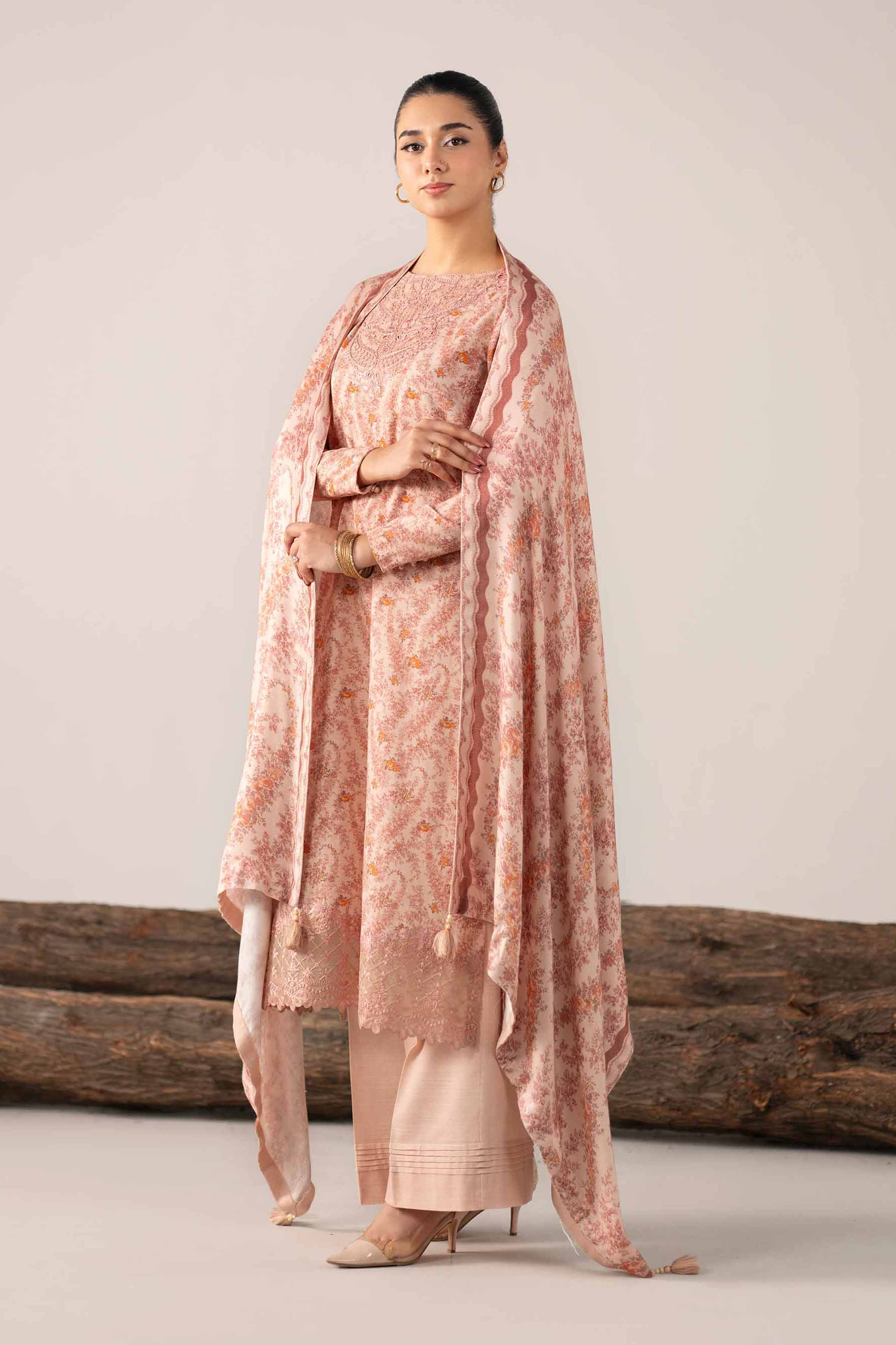 3 Piece - Printed Embroidered Suit - 42503532 for Women - Unstitched Collection | Nishat | Shop Online