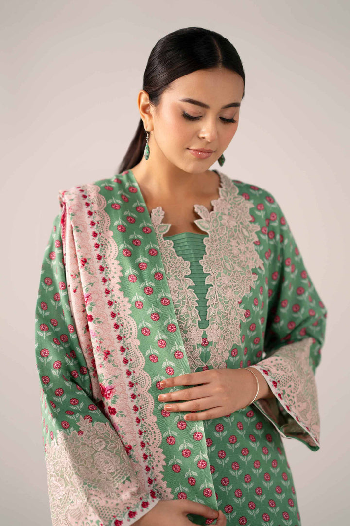 3 Piece - Printed Embroidered Suit - 42503533 for Women - Unstitched Collection | Nishat | Shop Online