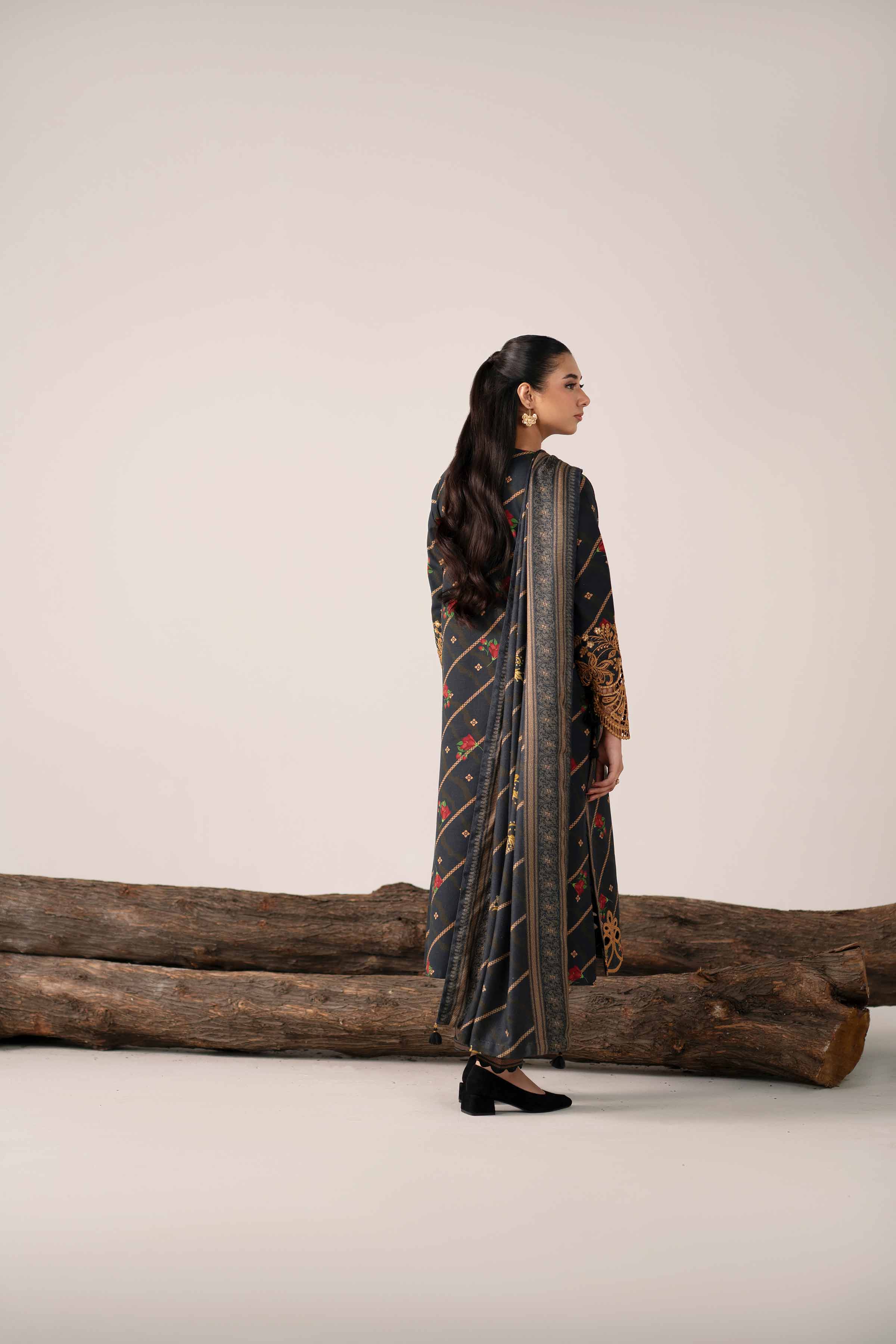 3 Piece - Printed Embroidered Suit - 42503539 for Women - Unstitched Collection | Nishat | Shop Online