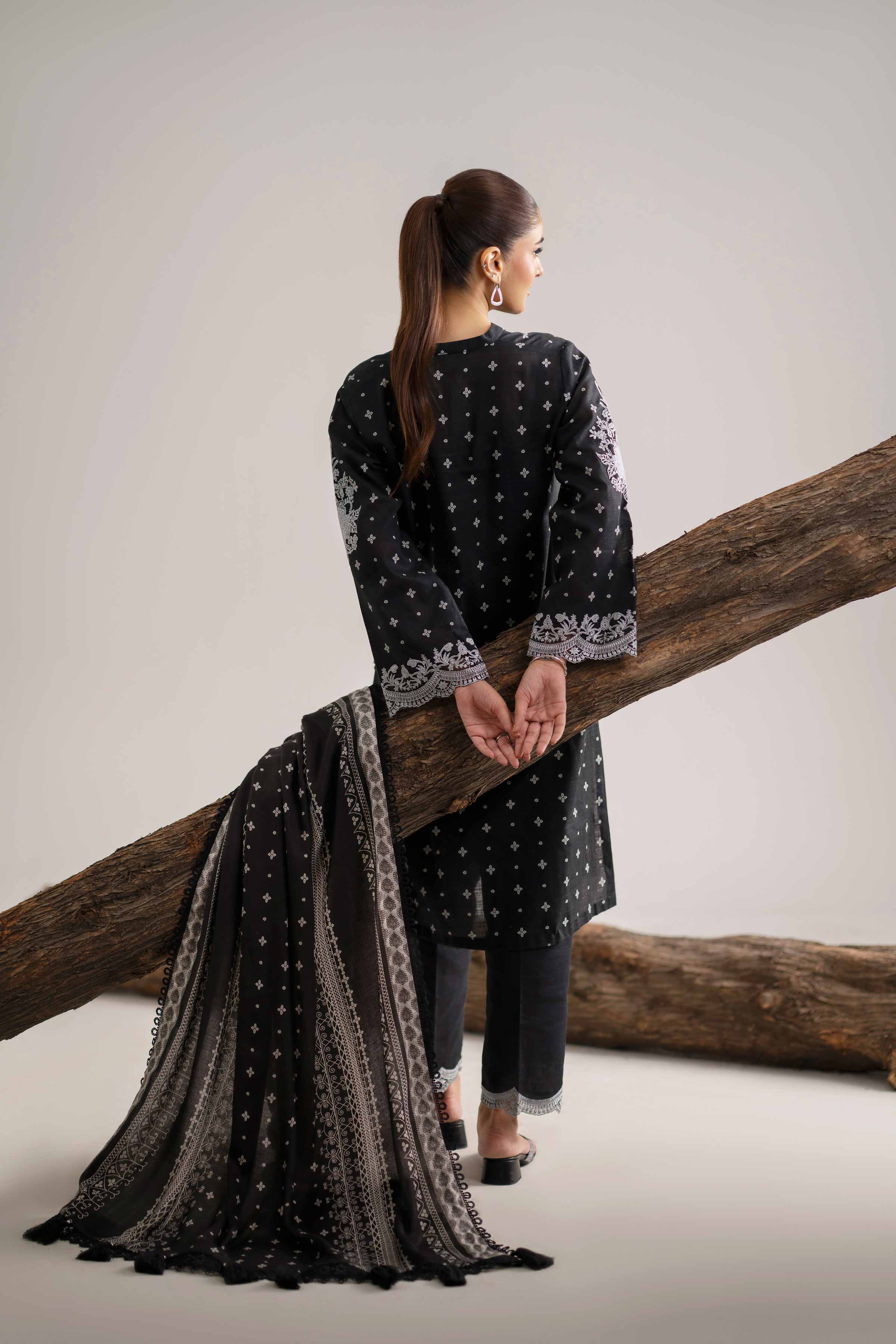 3 Piece - Printed Embroidered Suit - 42503540 for Women - Unstitched Collection | Nishat | Shop Online
