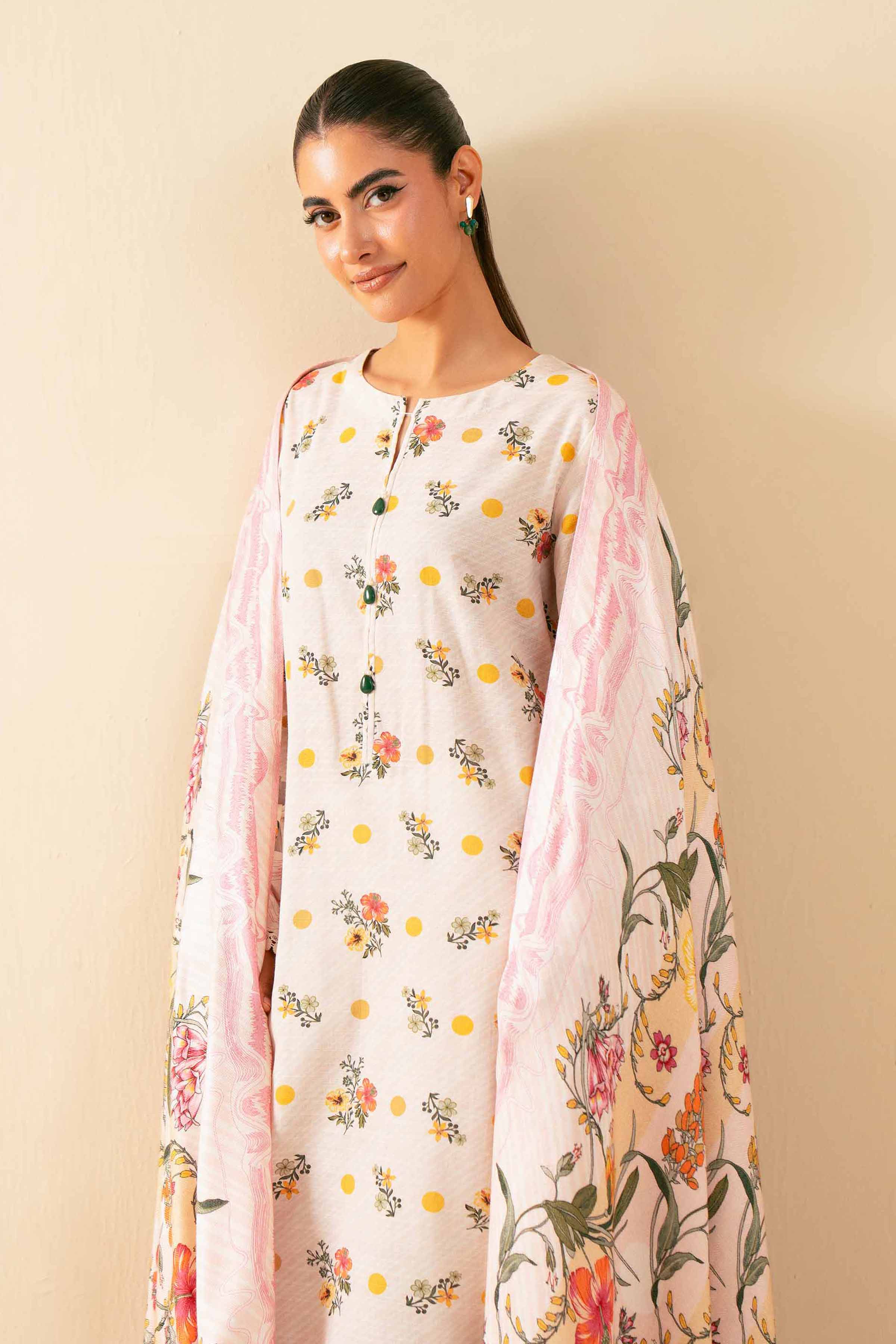 3 Piece - Printed Suit - 42503541 for Women - Unstitched Collection | Nishat | Shop Online