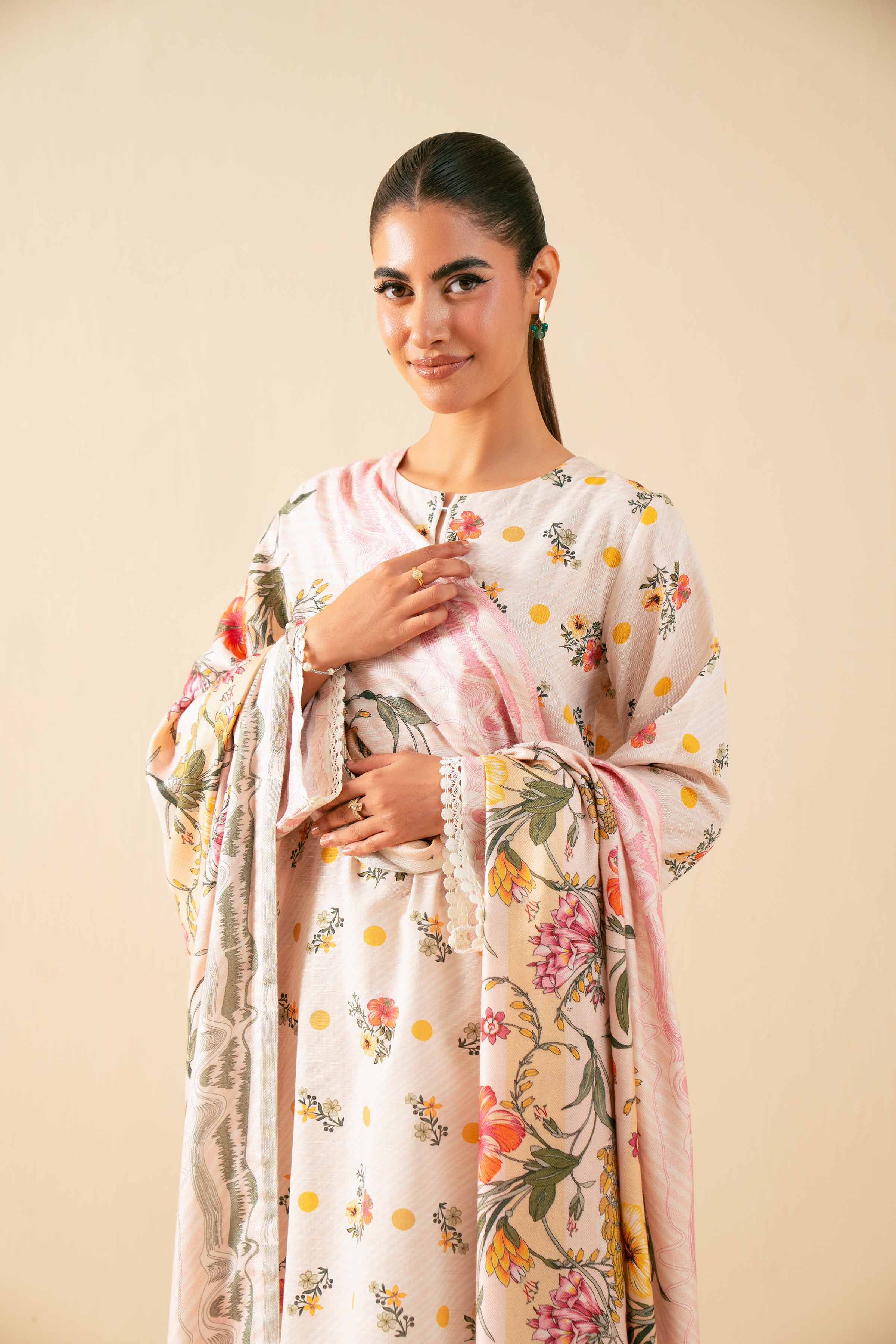 3 Piece - Printed Suit - 42503541 for Women - Unstitched Collection | Nishat | Shop Online