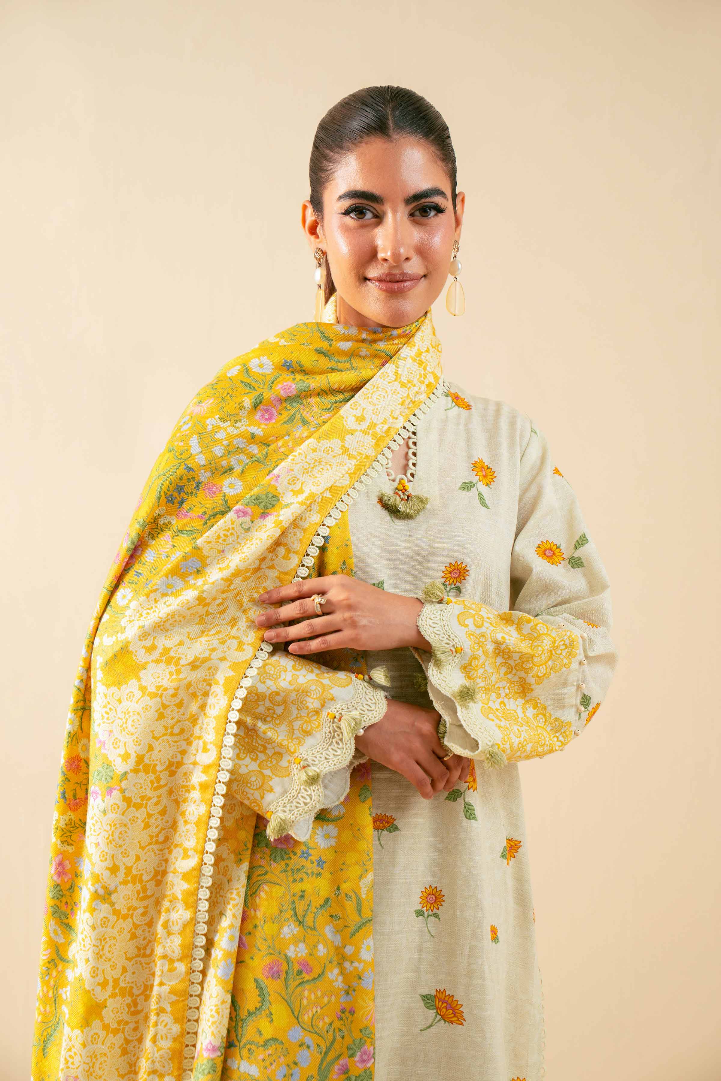 3 Piece - Printed Suit - 42503542 for Women - Unstitched Collection | Nishat | Shop Online