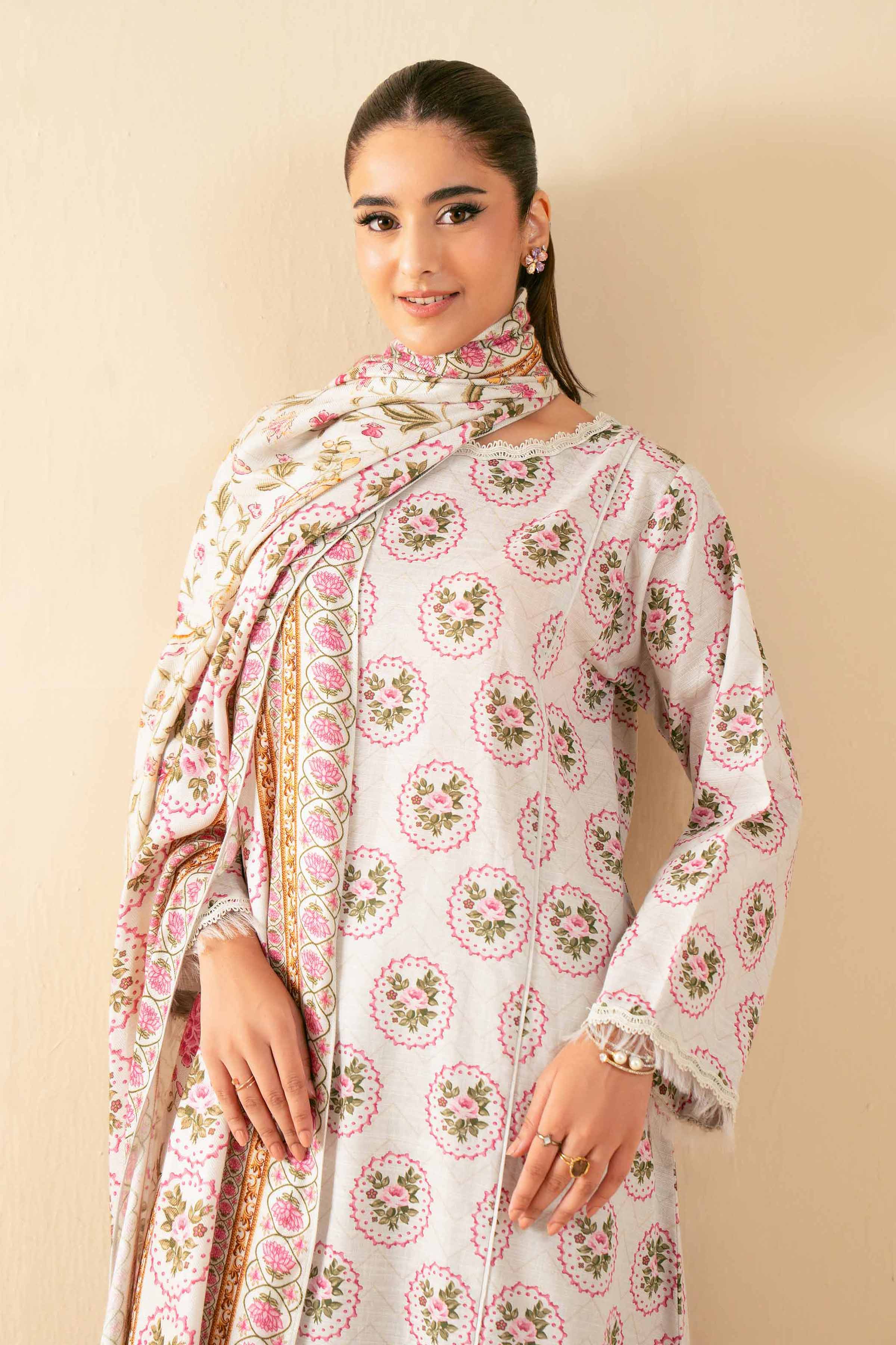 3 Piece - Printed Suit - 42503543 for Women - Unstitched Collection | Nishat | Shop Online