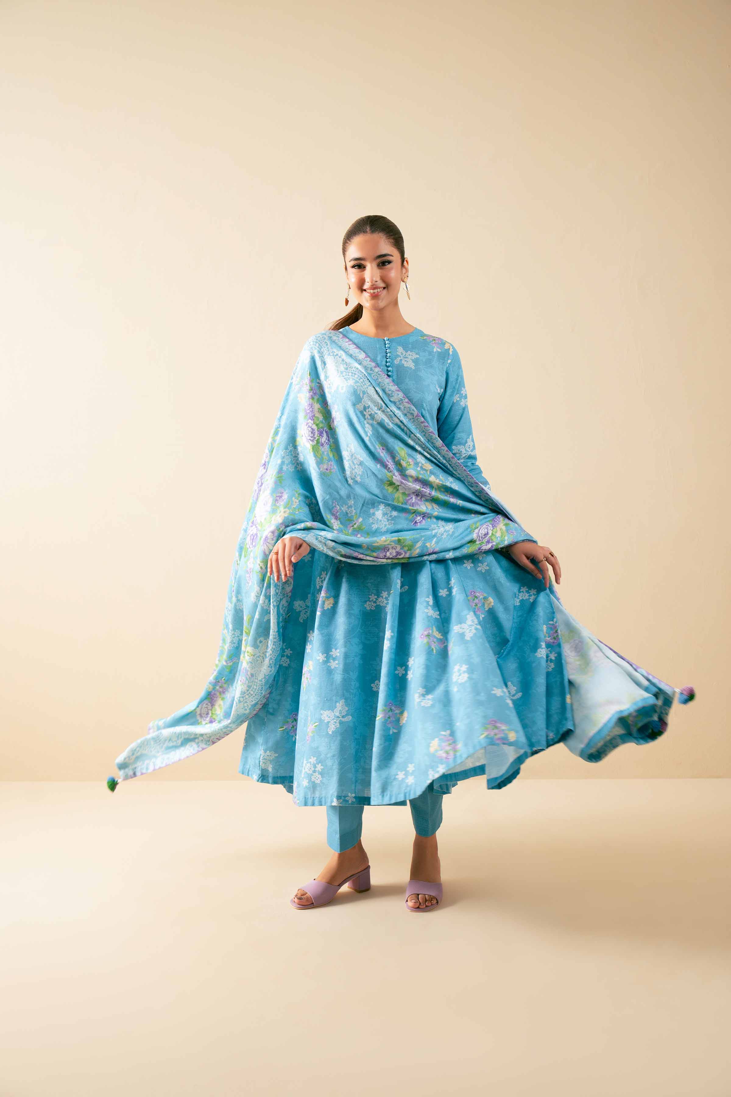 3 Piece - Printed Suit - 42503544 for Women - Unstitched Collection | Nishat | Shop Online