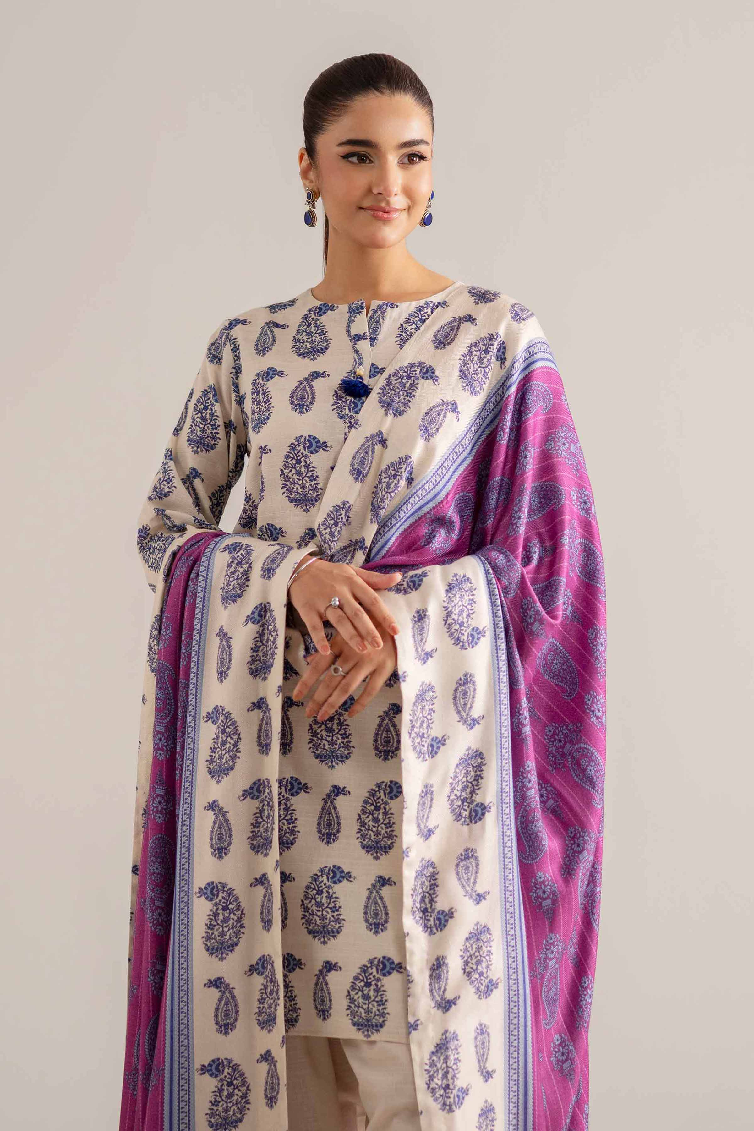 3 Piece - Printed Suit - 42503547 for Women - Unstitched Collection | Nishat | Shop Online
