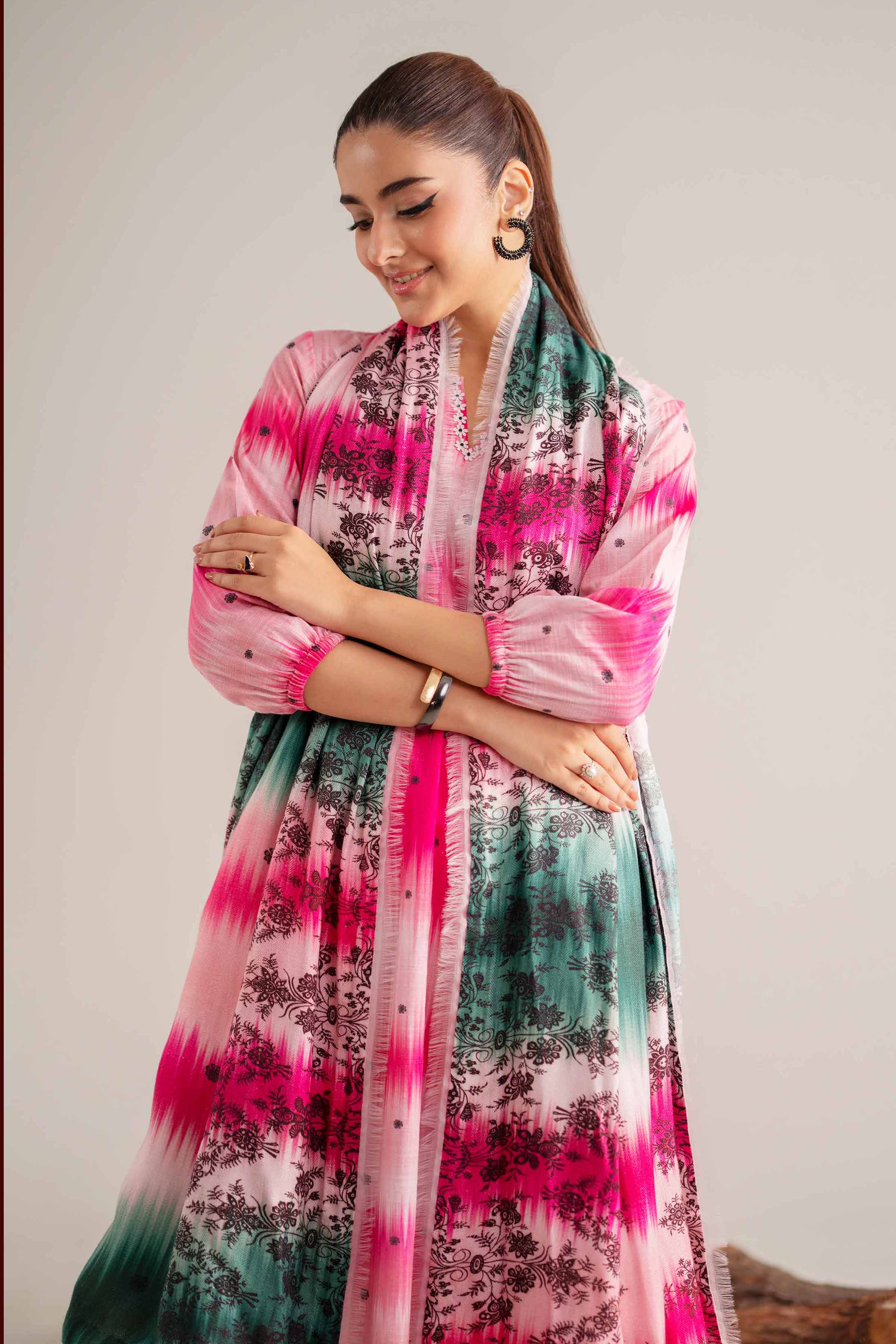 3 Piece - Printed Suit - 42503549 for Women - Unstitched Collection | Nishat | Shop Online