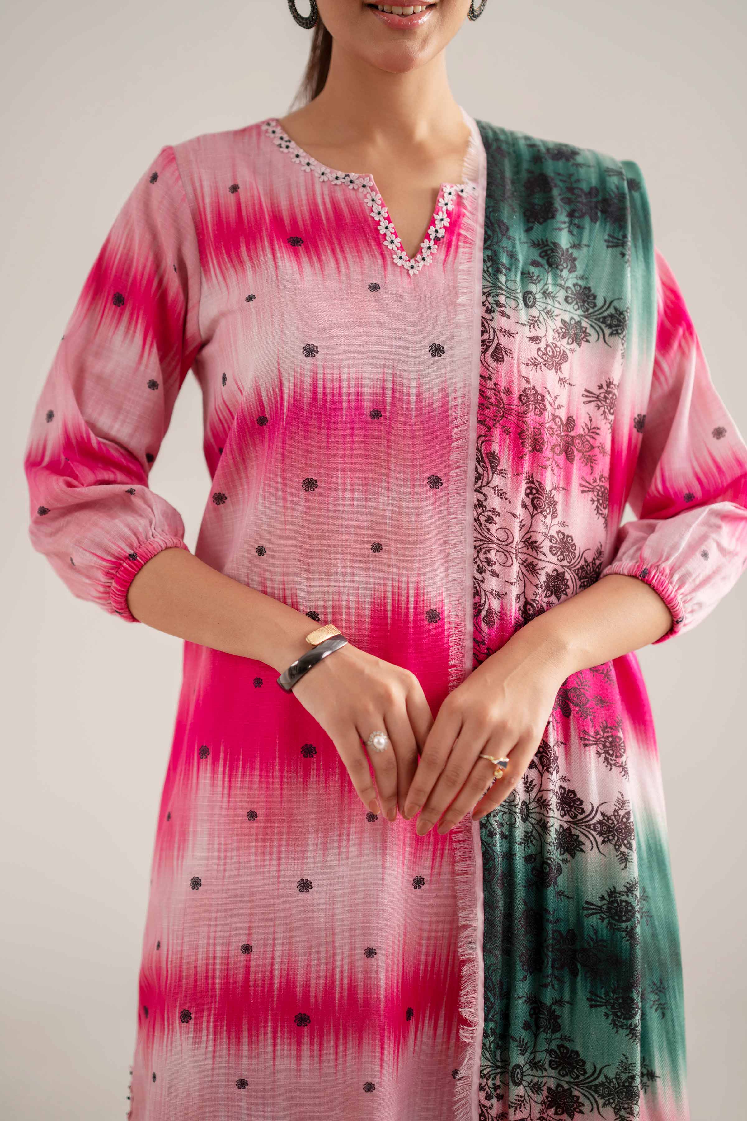 3 Piece - Printed Suit - 42503549 for Women - Unstitched Collection | Nishat | Shop Online