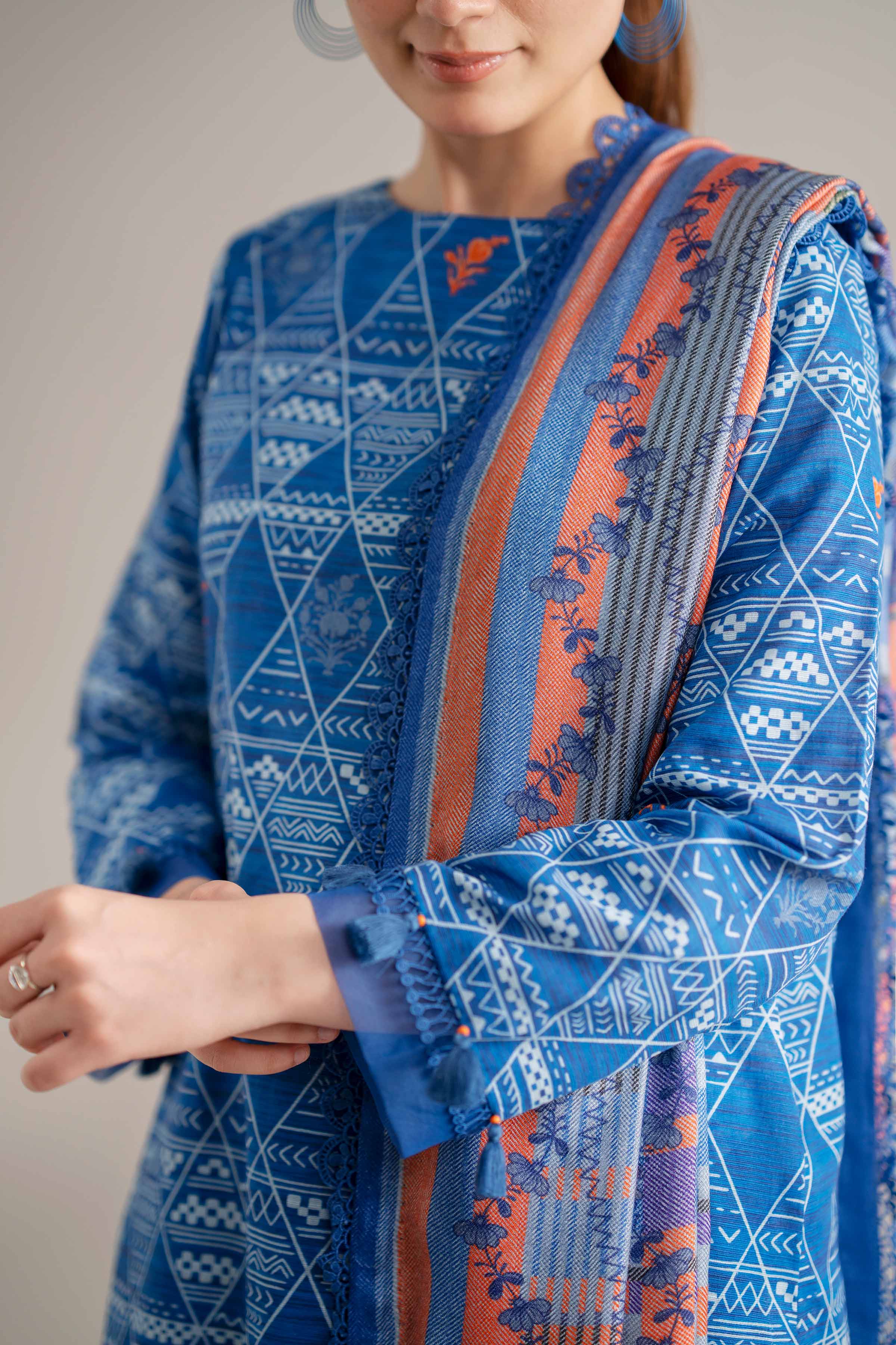 3 Piece - Printed Suit - 42503550 for Women - Unstitched Collection | Nishat | Shop Online
