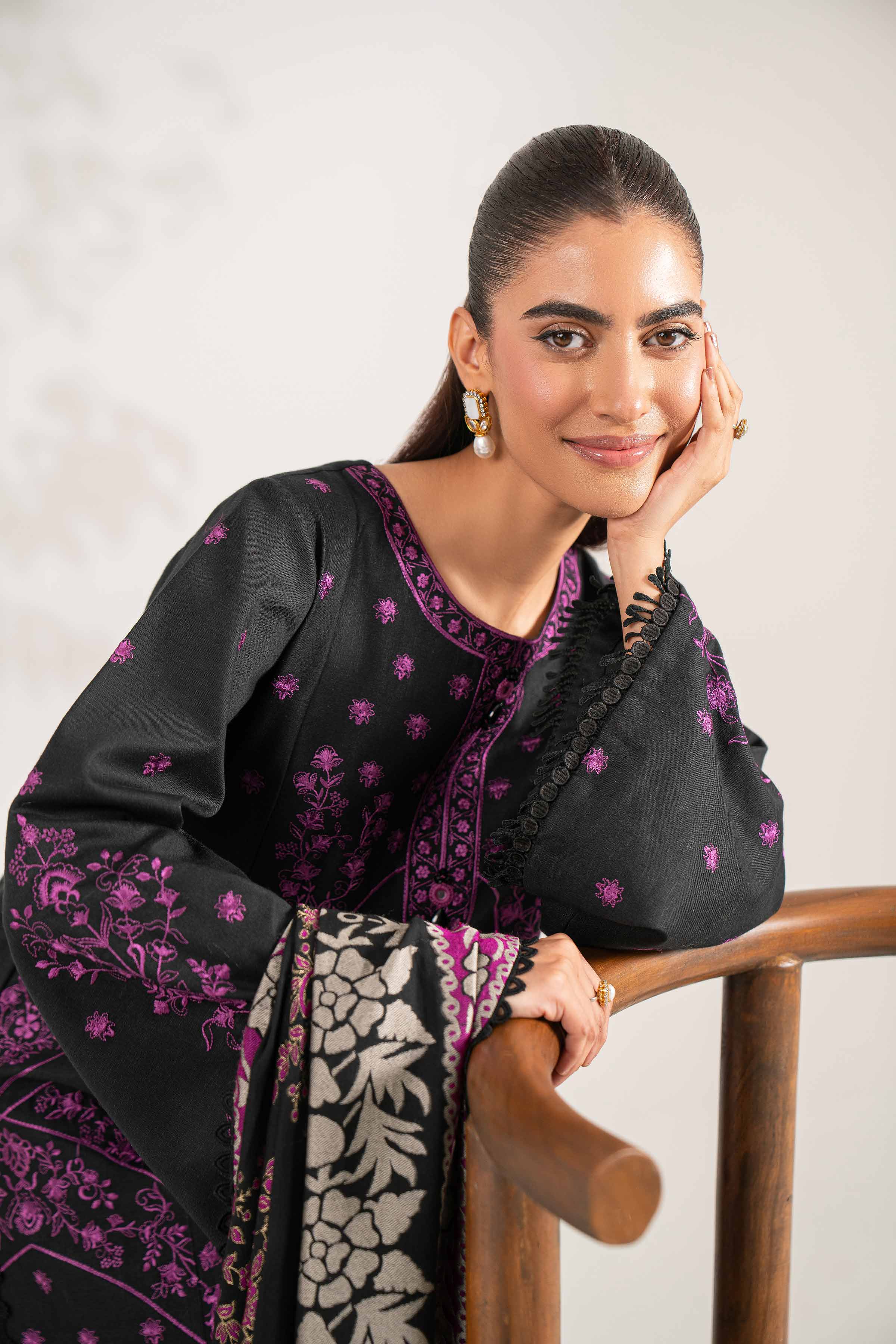 3 Piece - Embroidered Suit - 42503567 for Women - Unstitched Collection | Nishat | Shop Online