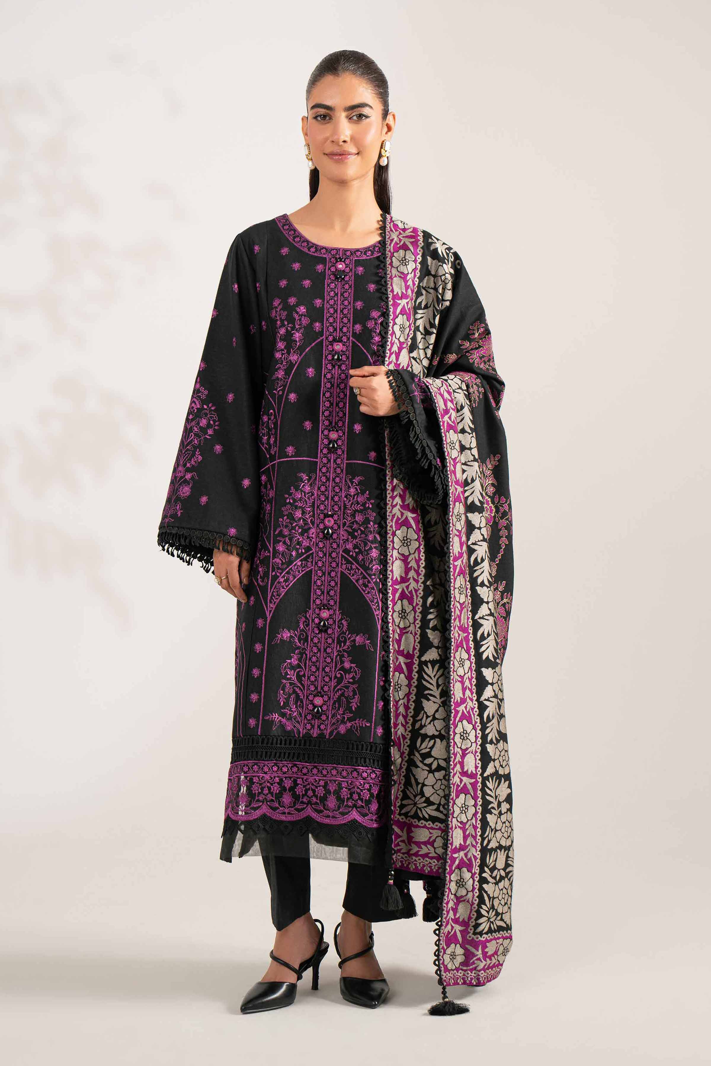3 Piece - Embroidered Suit - 42503567 for Women - Unstitched Collection | Nishat | Shop Online