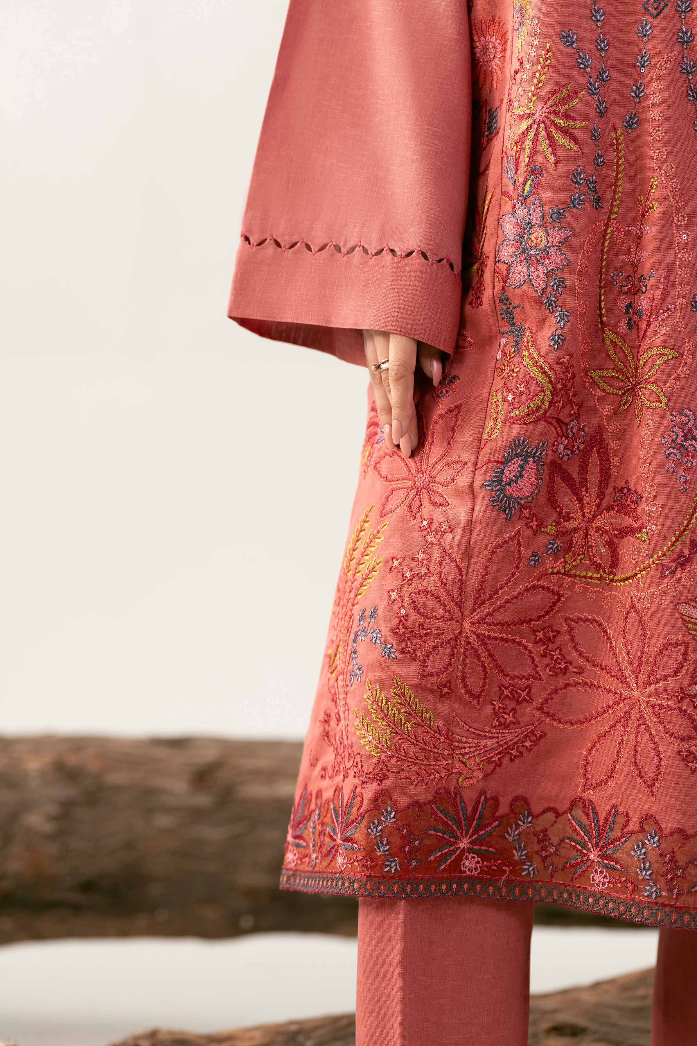 3 Piece - Embroidered Suit - 42503568 for Women - Unstitched Collection | Nishat | Shop Online