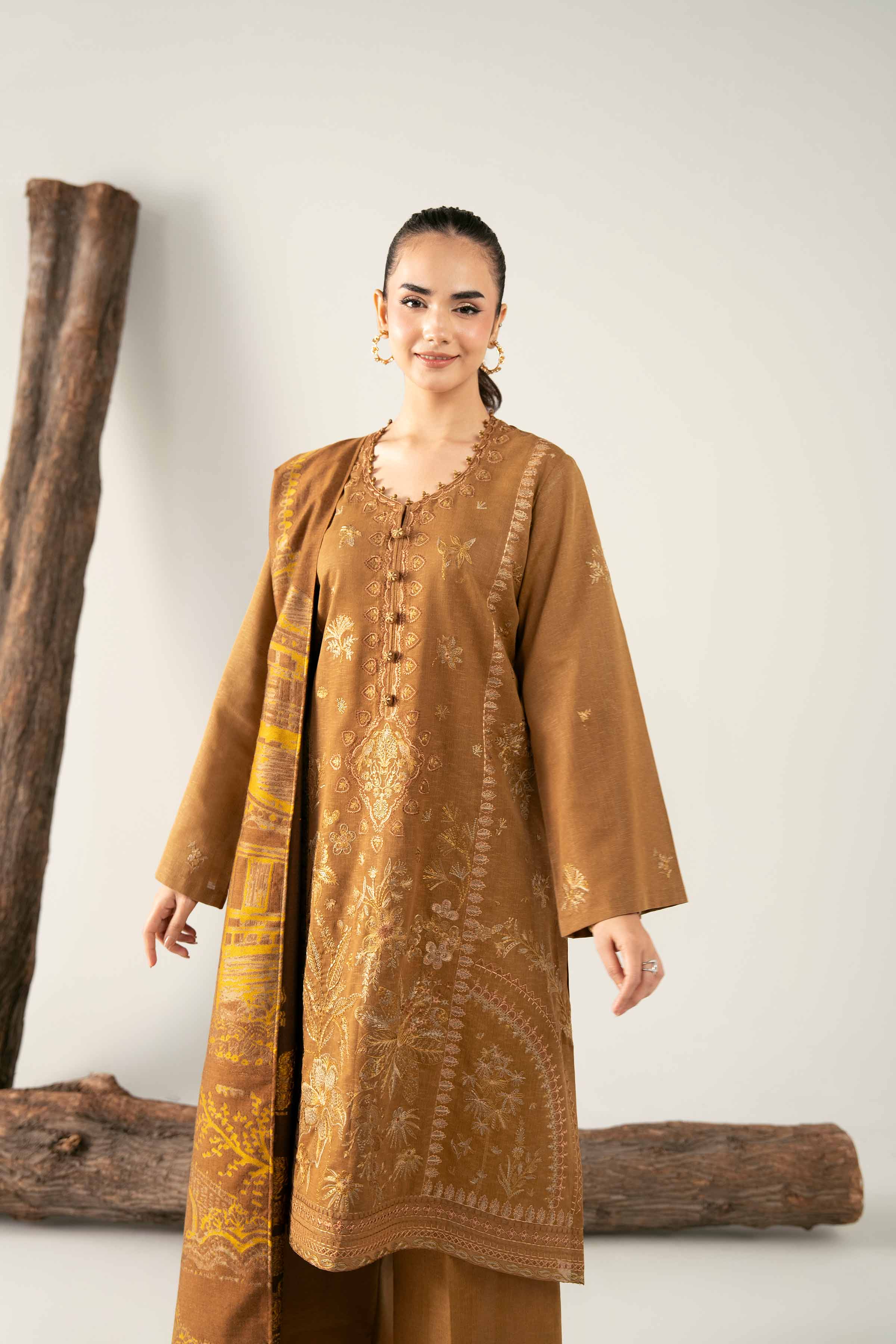 3 Piece - Embroidered Suit - 42503570 for Women - Unstitched Collection | Nishat | Shop Online