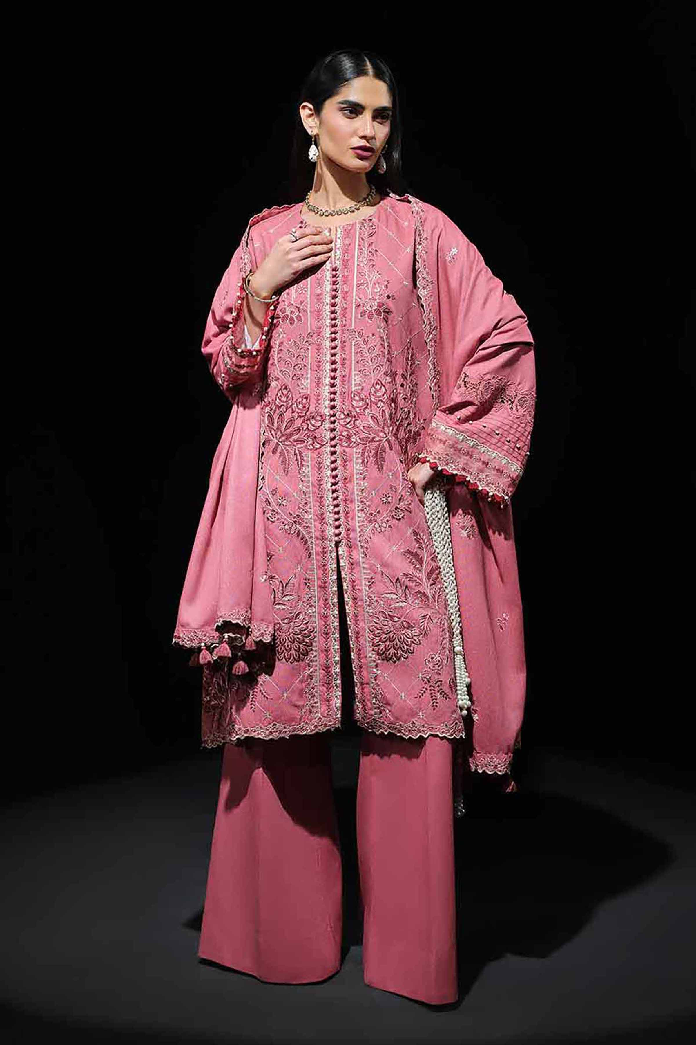 3 Piece - Embroidered Suit - 42503590 for Women - Unstitched Collection | Nishat | Shop Online