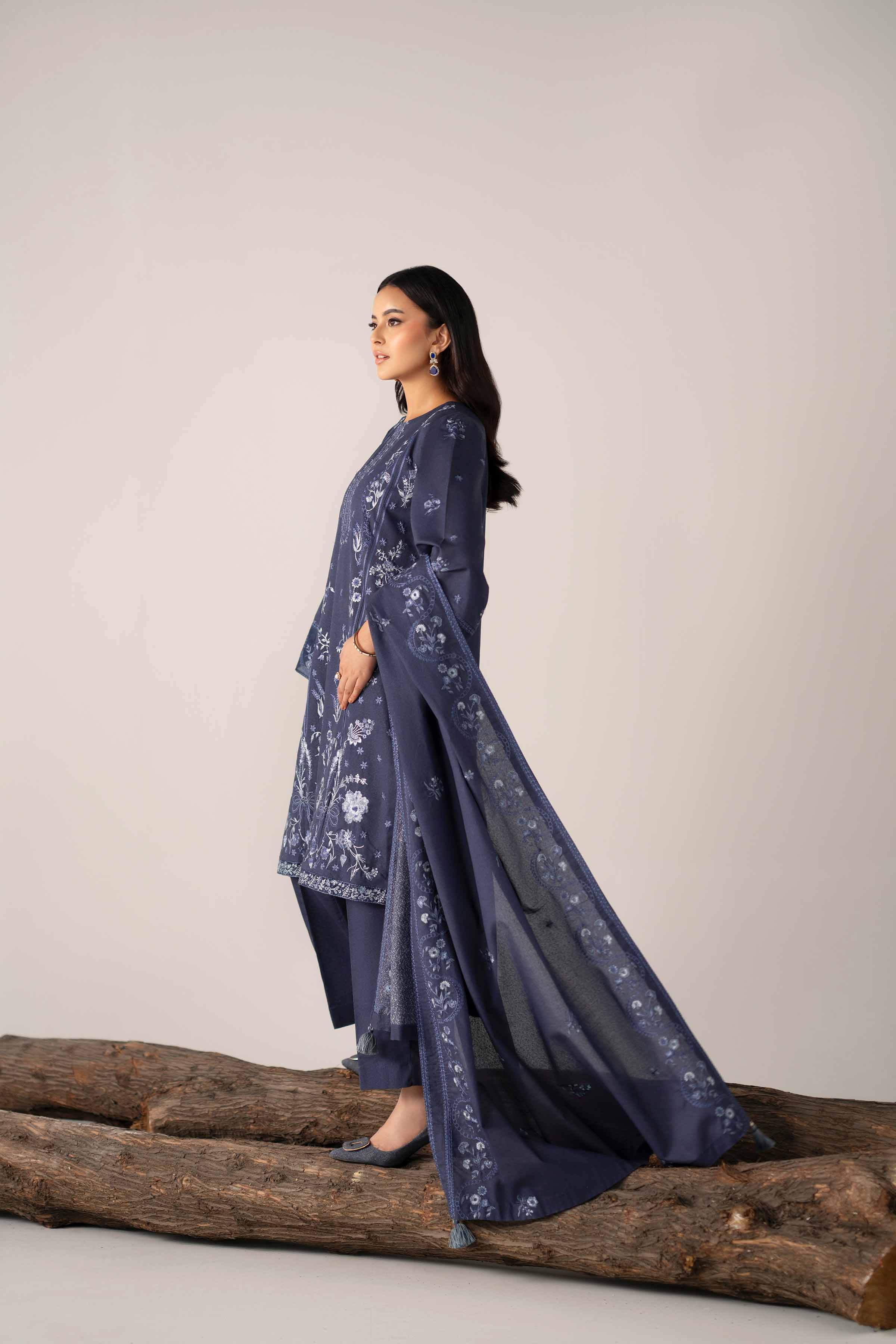 3 Piece - Embroidered Suit - 42503591 for Women - Unstitched Collection | Nishat | Shop Online