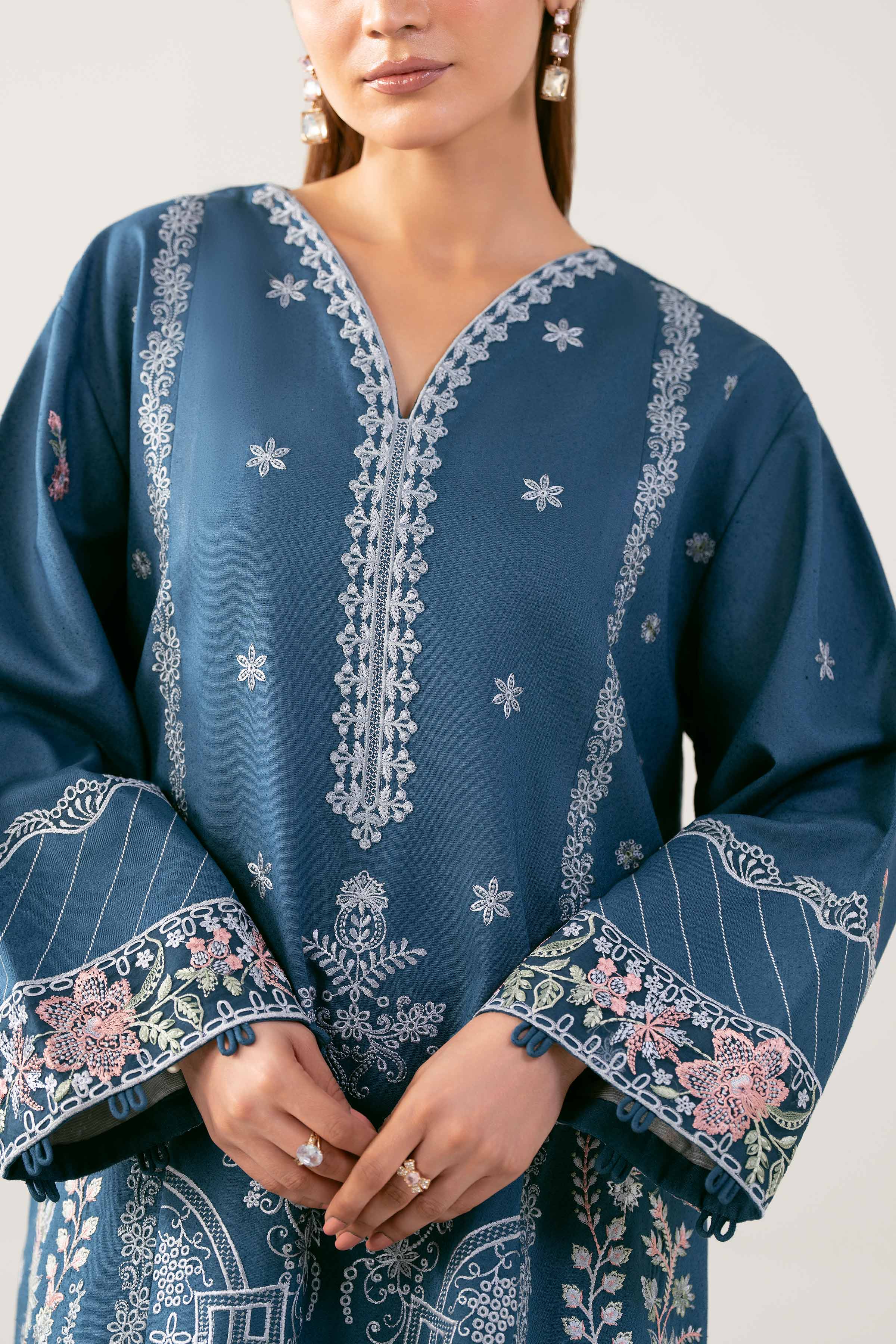 3 Piece - Embroidered Suit - 42503593 for Women - Unstitched Collection | Nishat | Shop Online