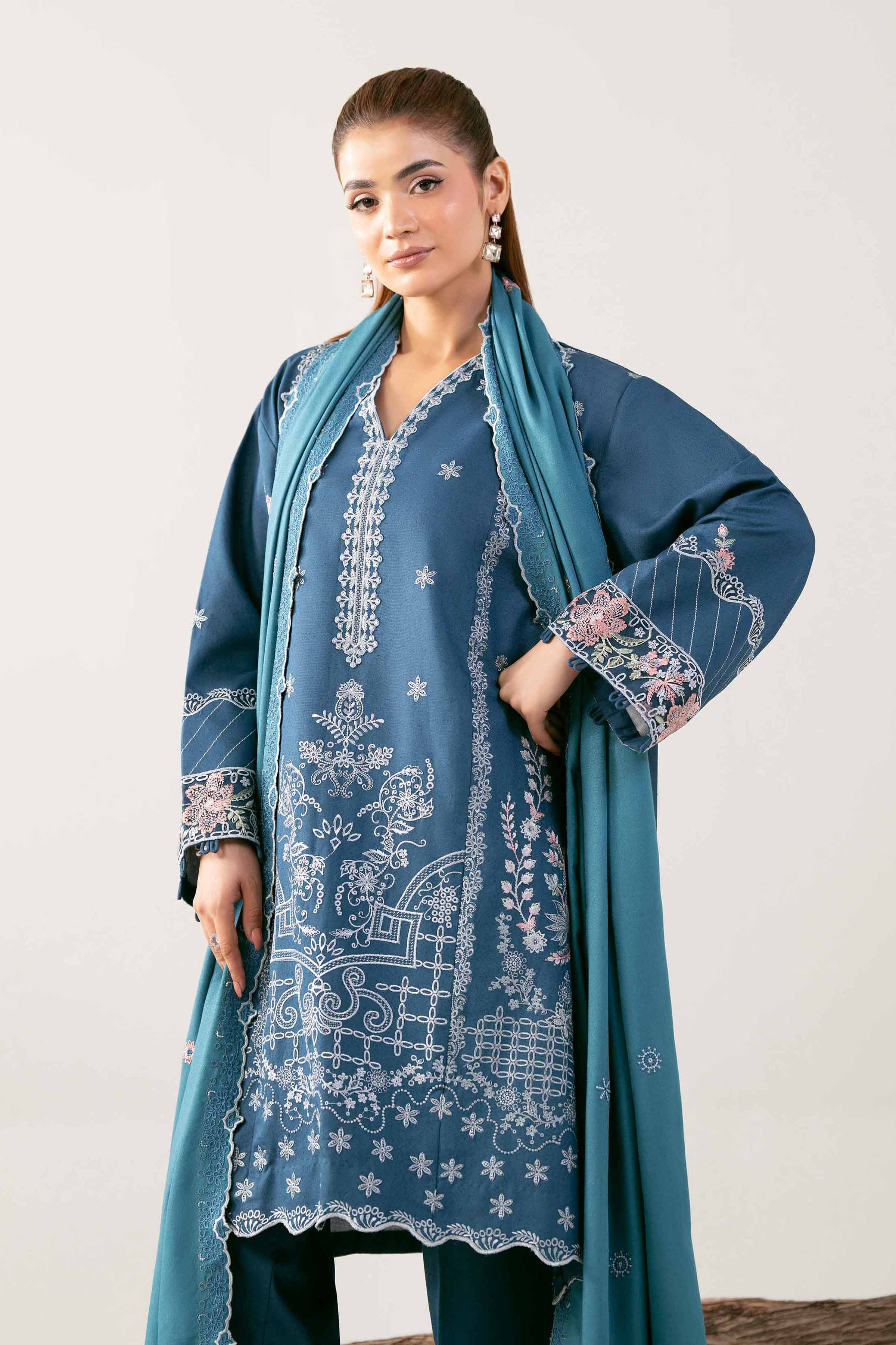 3 Piece - Embroidered Suit - 42503593 for Women - Unstitched Collection | Nishat | Shop Online