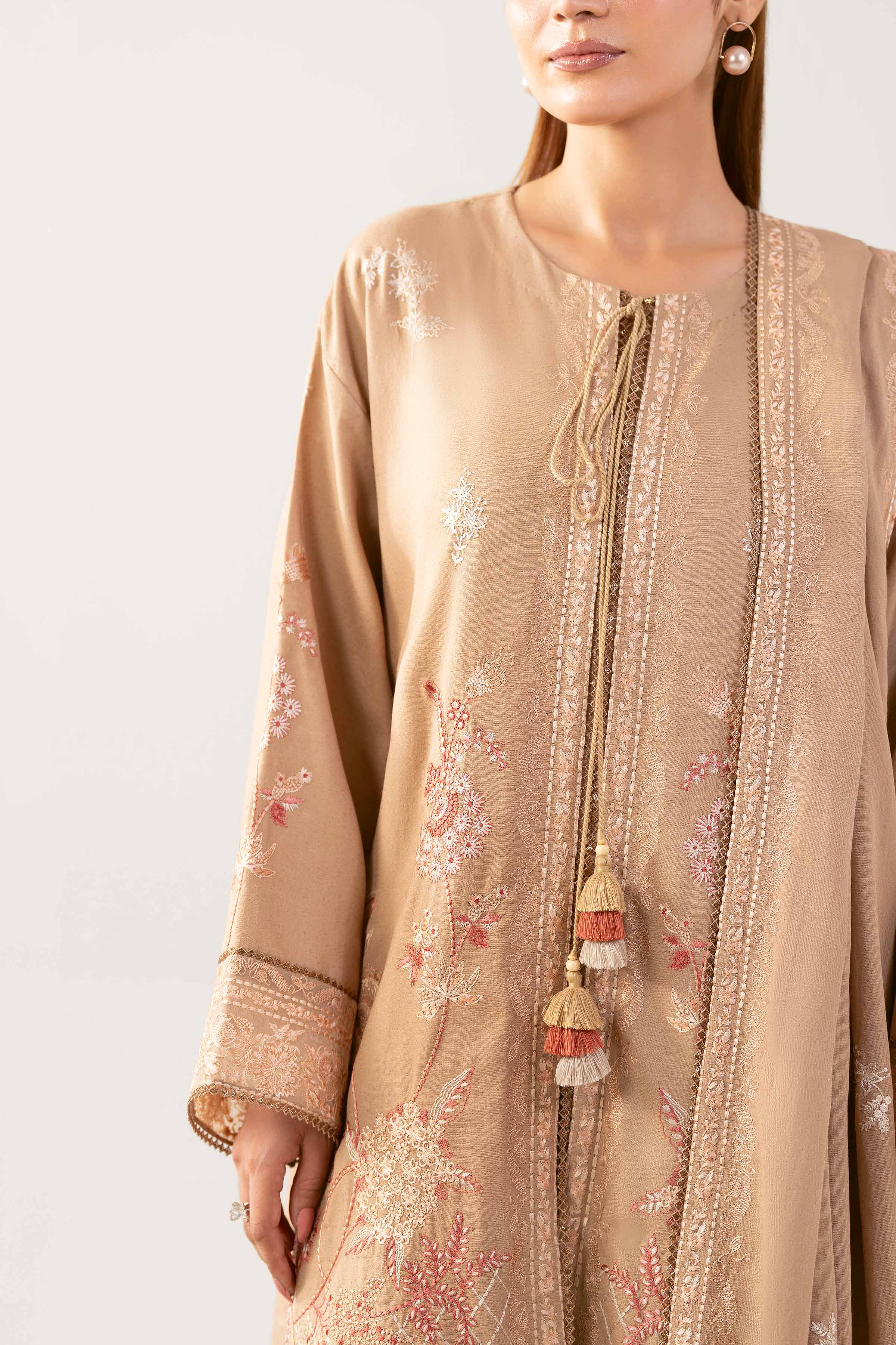 3 Piece - Embroidered Suit - 42503594 for Women - Unstitched Collection | Nishat | Shop Online