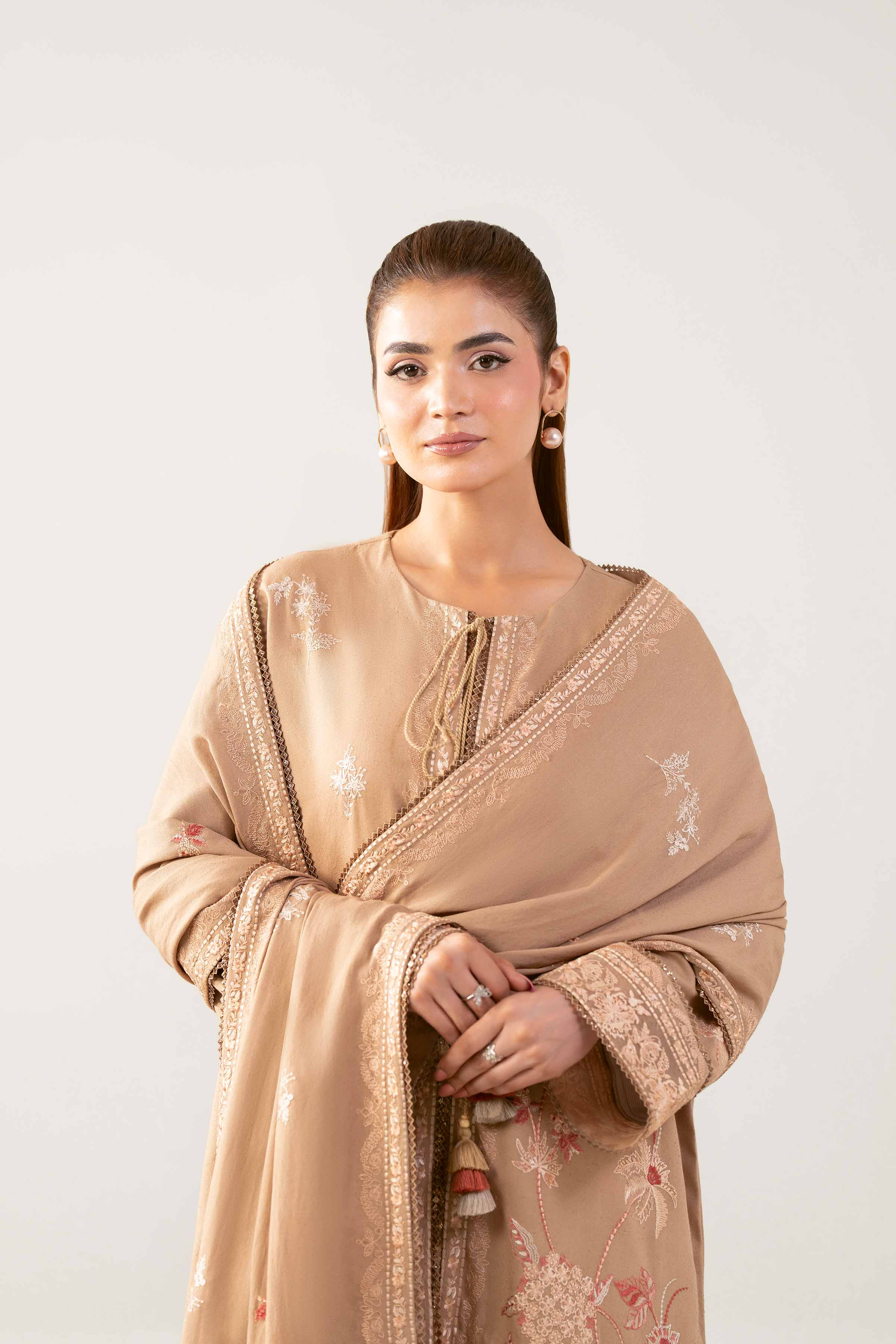 3 Piece - Embroidered Suit - 42503594 for Women - Unstitched Collection | Nishat | Shop Online