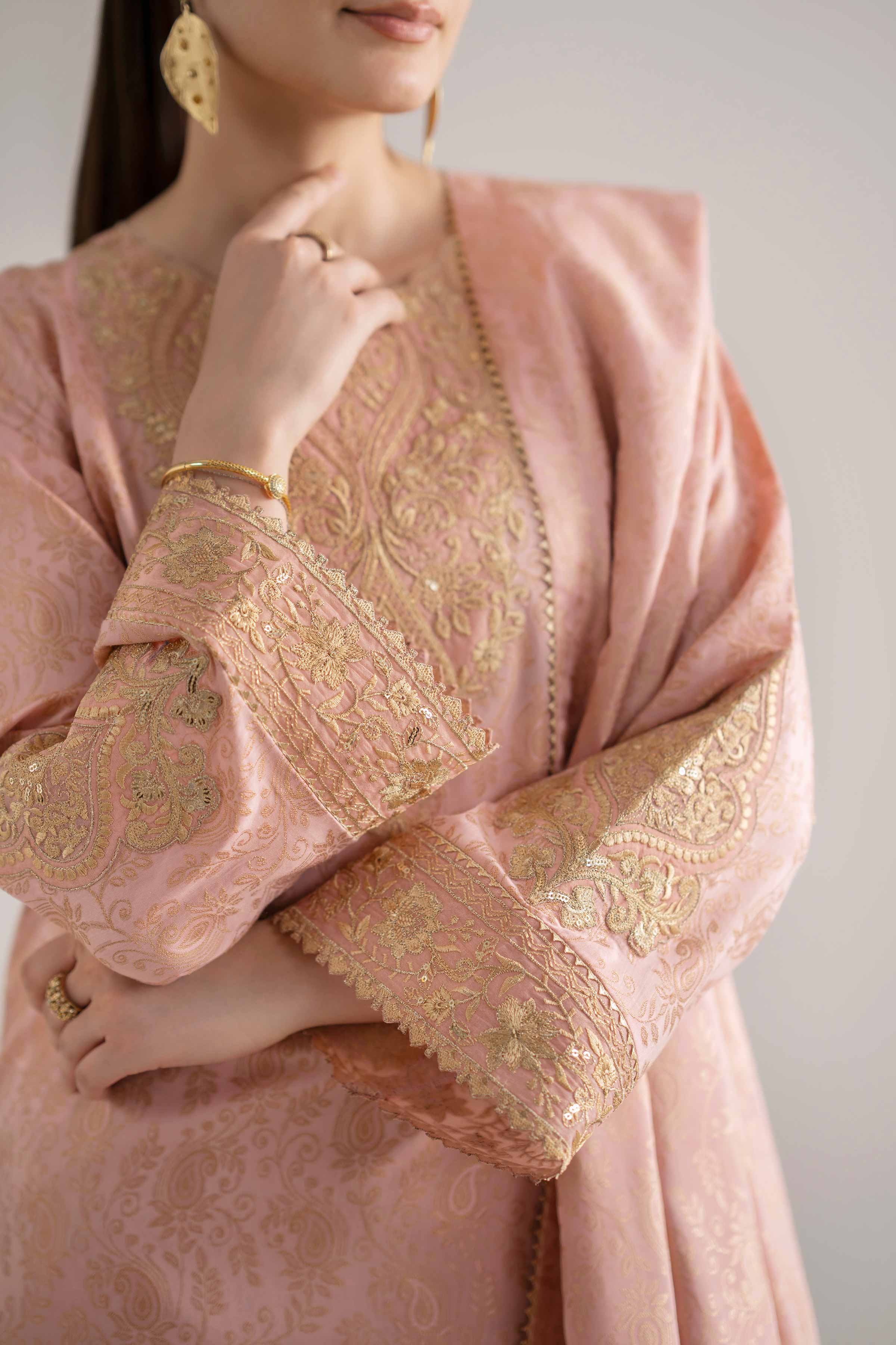 3 Piece - Embroidered Suit - 42503596 for Women - Unstitched Collection | Nishat | Shop Online