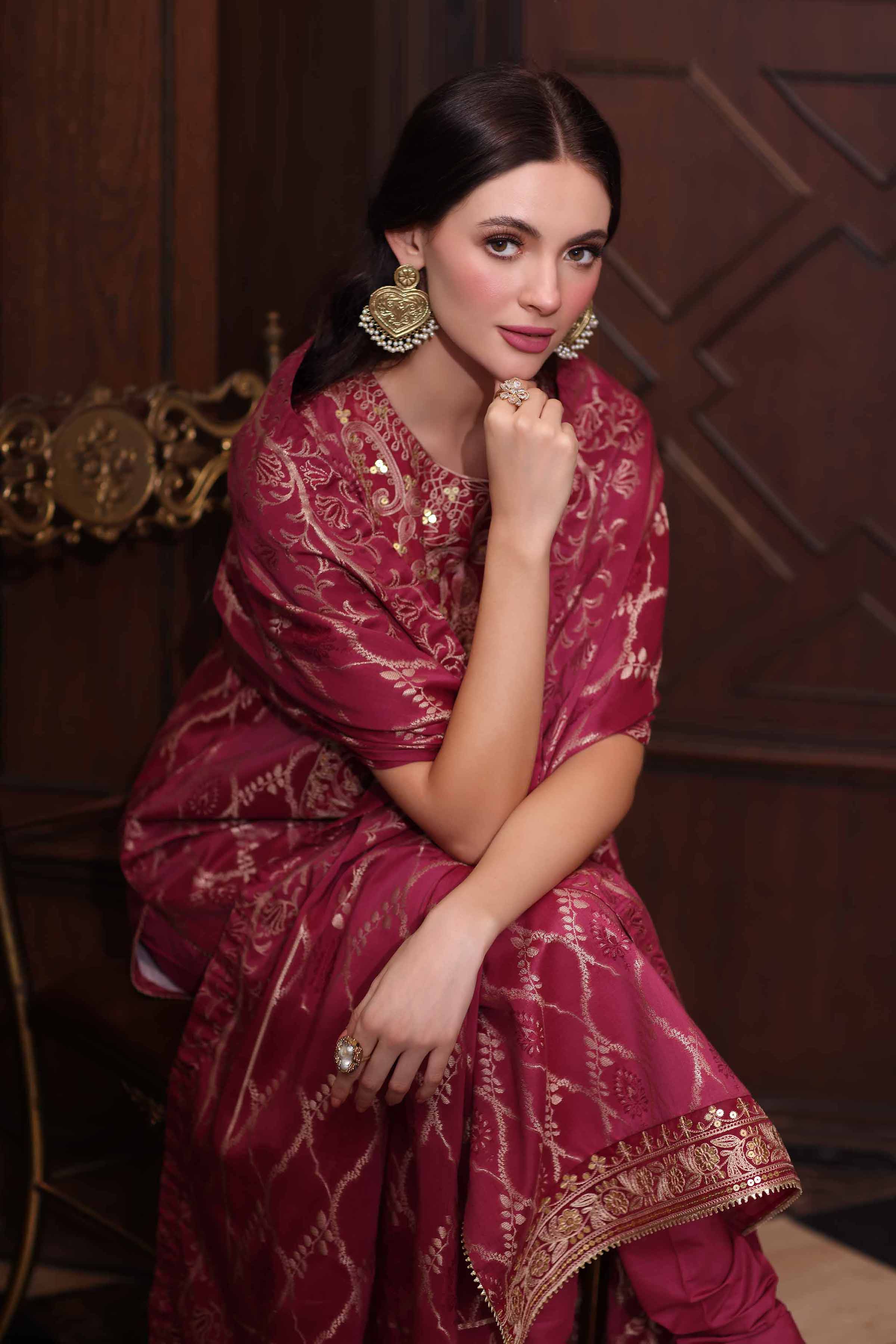 3 Piece - Embroidered Suit - 42503597 for Women - Unstitched Collection | Nishat | Shop Online