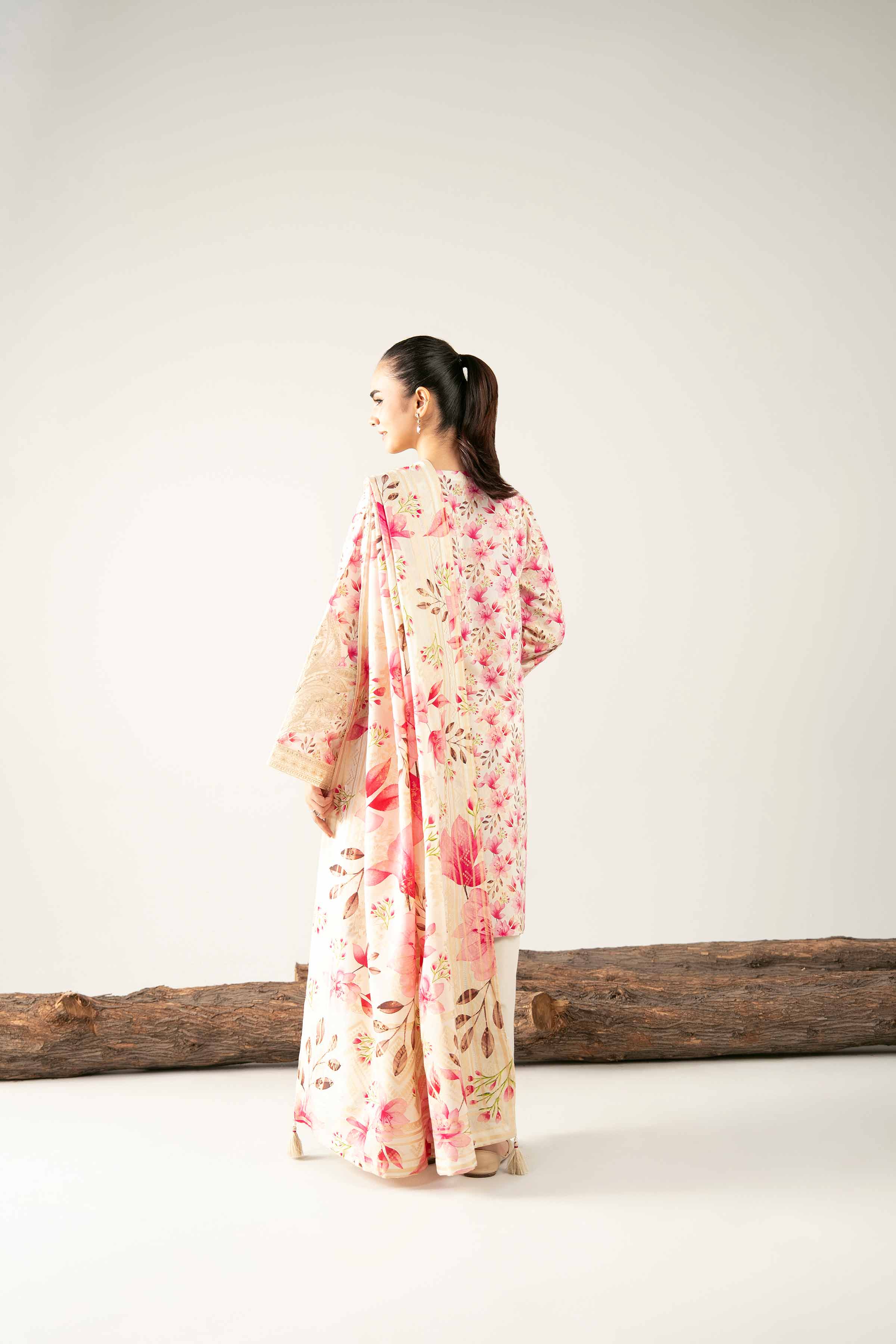 3 Piece - Digital Printed Embroidered Suit - 42503601 for Women - Unstitched Collection | Nishat | Shop Online